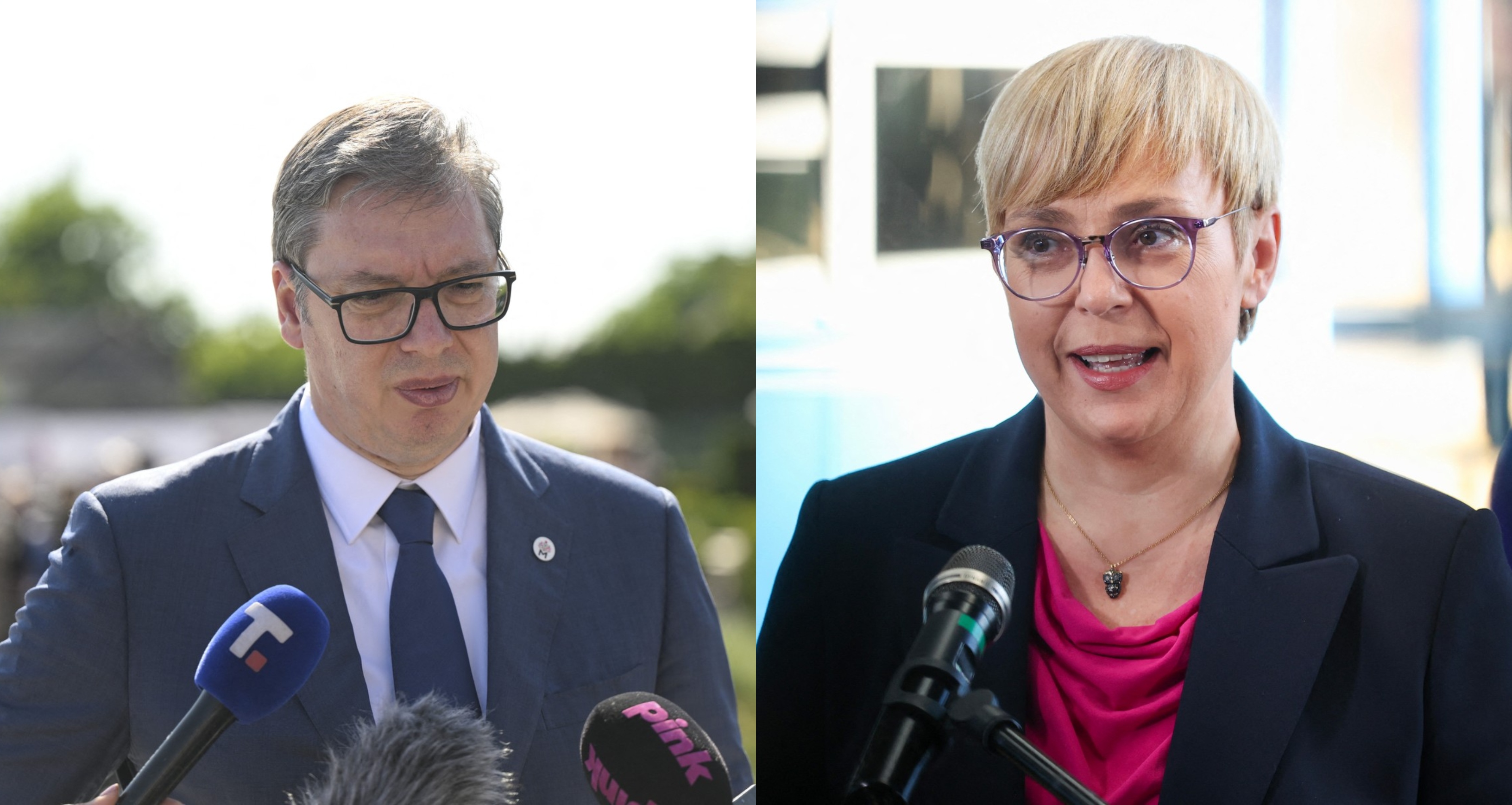 Aleksandar Vučić, Nataša Pirc Musar