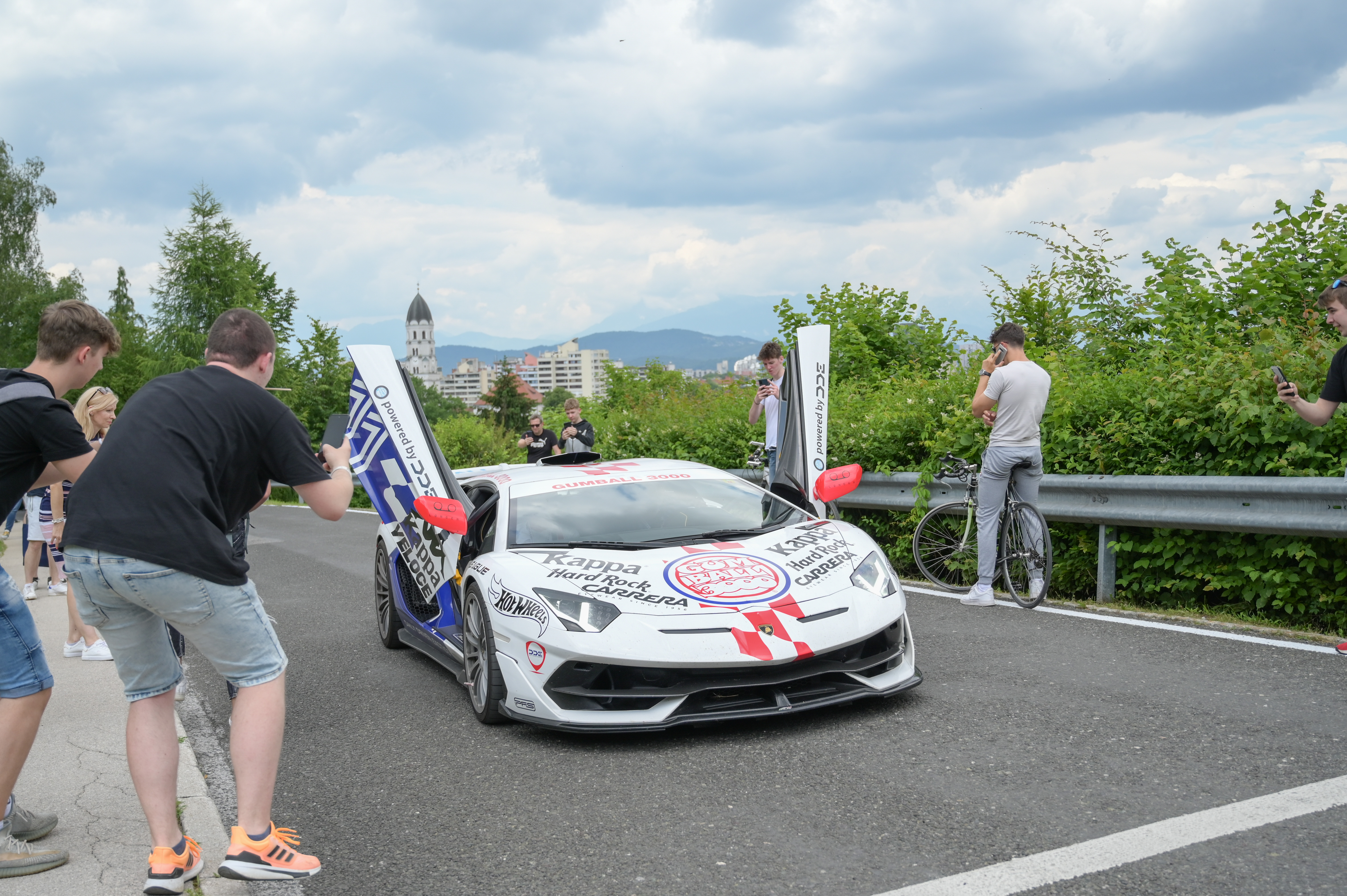 ljubljanski grad, Gumball 3000, avtomobili