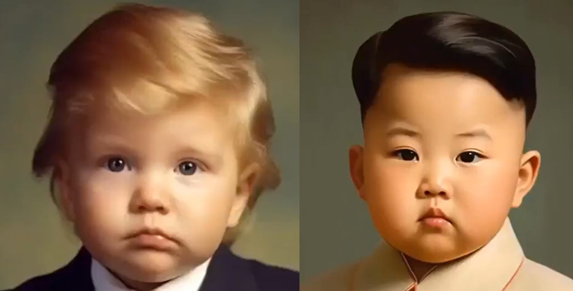 Donald Trump, Kim Jong Un, umetna inteligenca