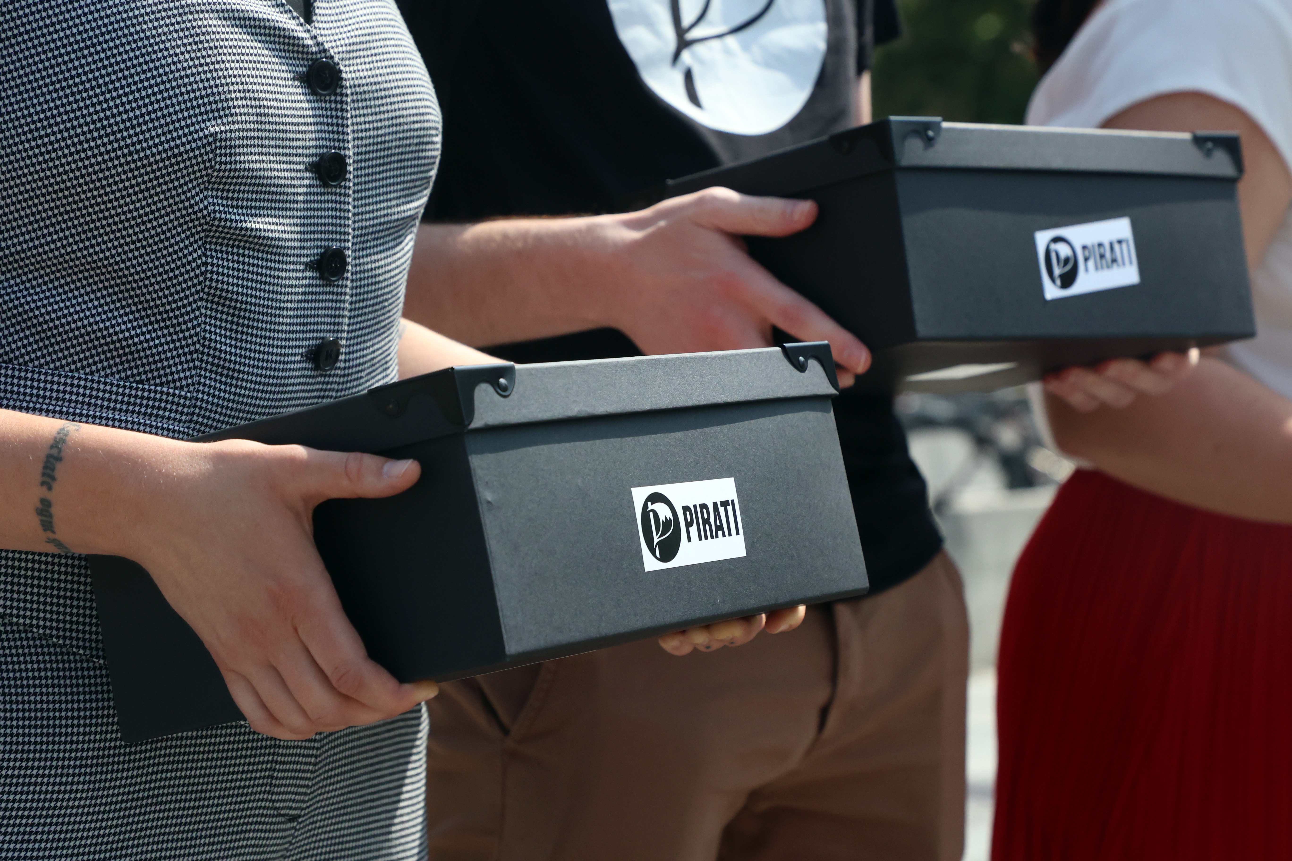 Novinarska konferenca Piratske stranke in Levice