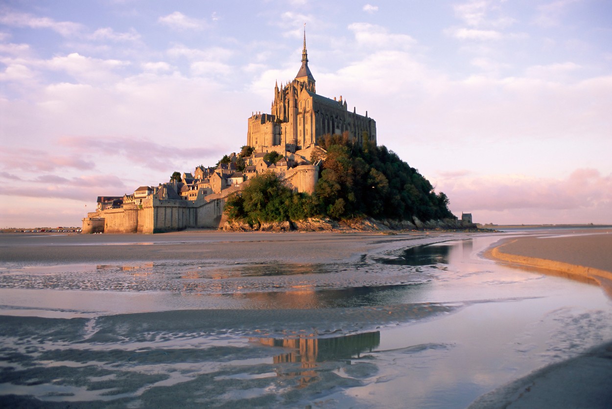 Mont Saint Michel (Mont-St. Michel), UNESCO World Heritage Site, Manche, Normandie (Normandy), France, Europe