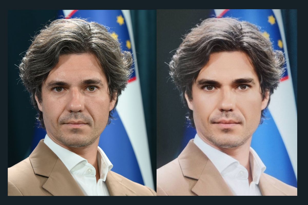 Luka Mesec, filter, bold glamour