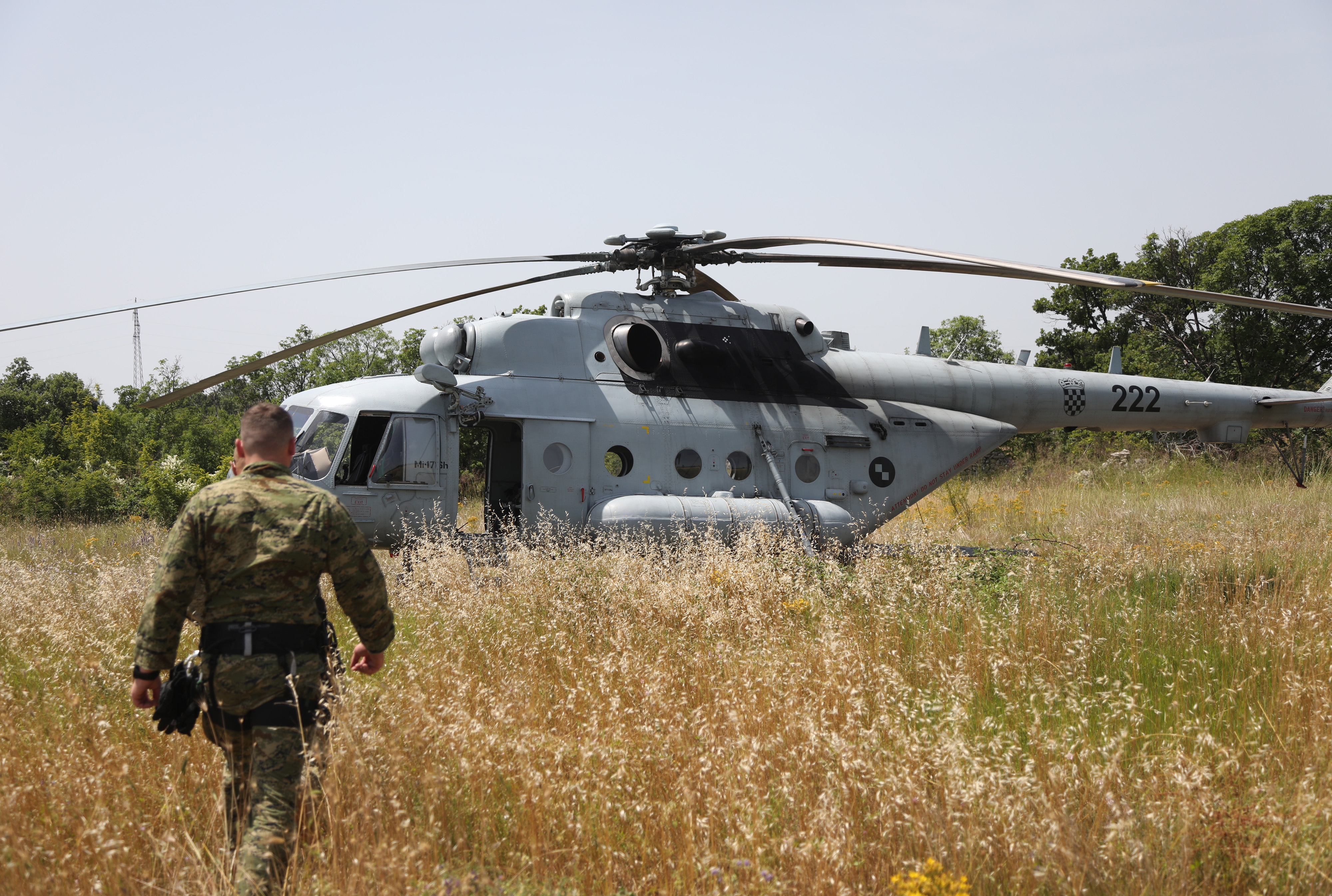 razbitine, hrvaška, helikopter, vojaški helikopter