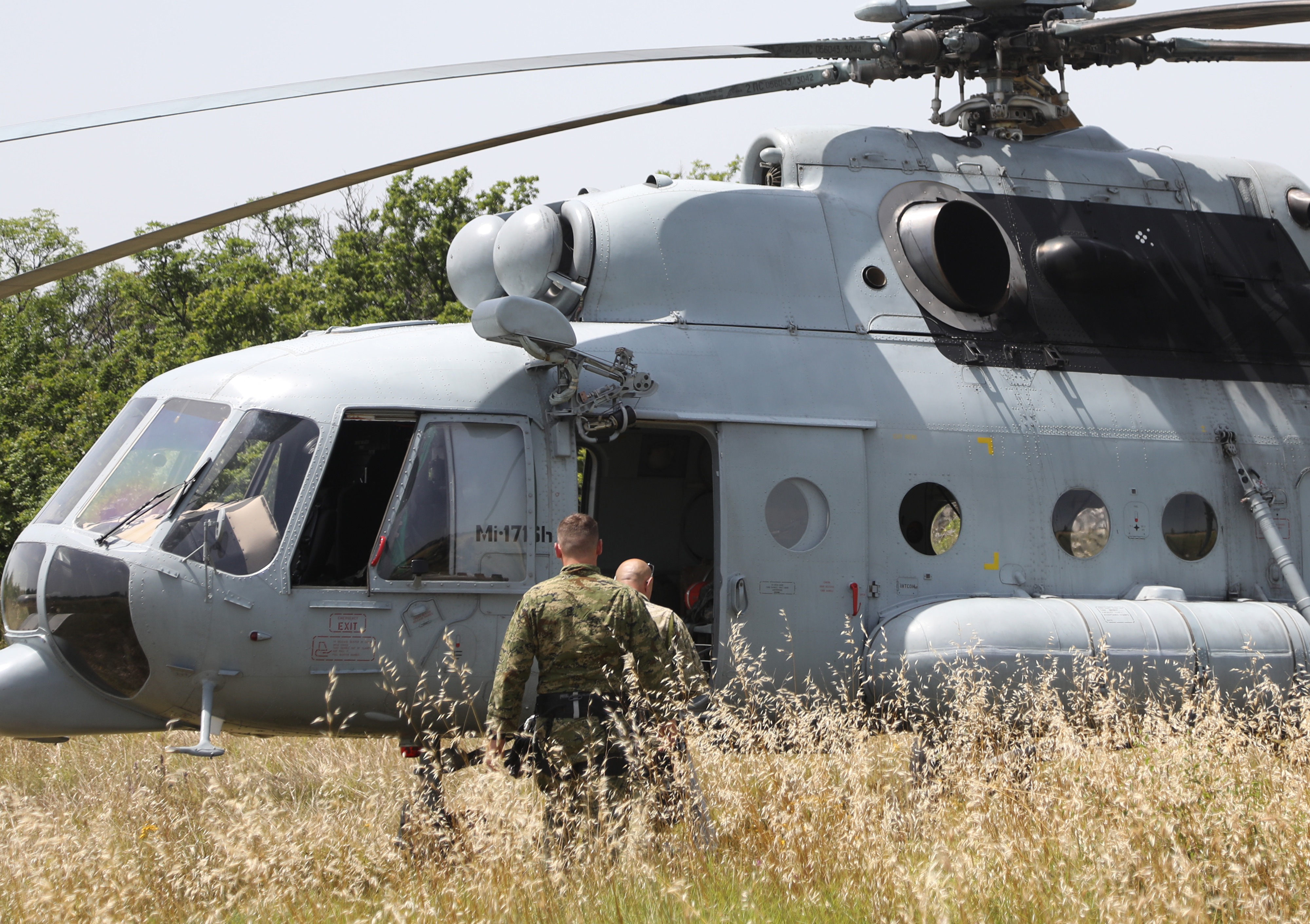 razbitine, hrvaška, helikopter, vojaški helikopter