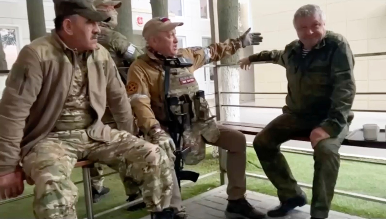 Yevgeny Prigozhin in Rostov-on-Don