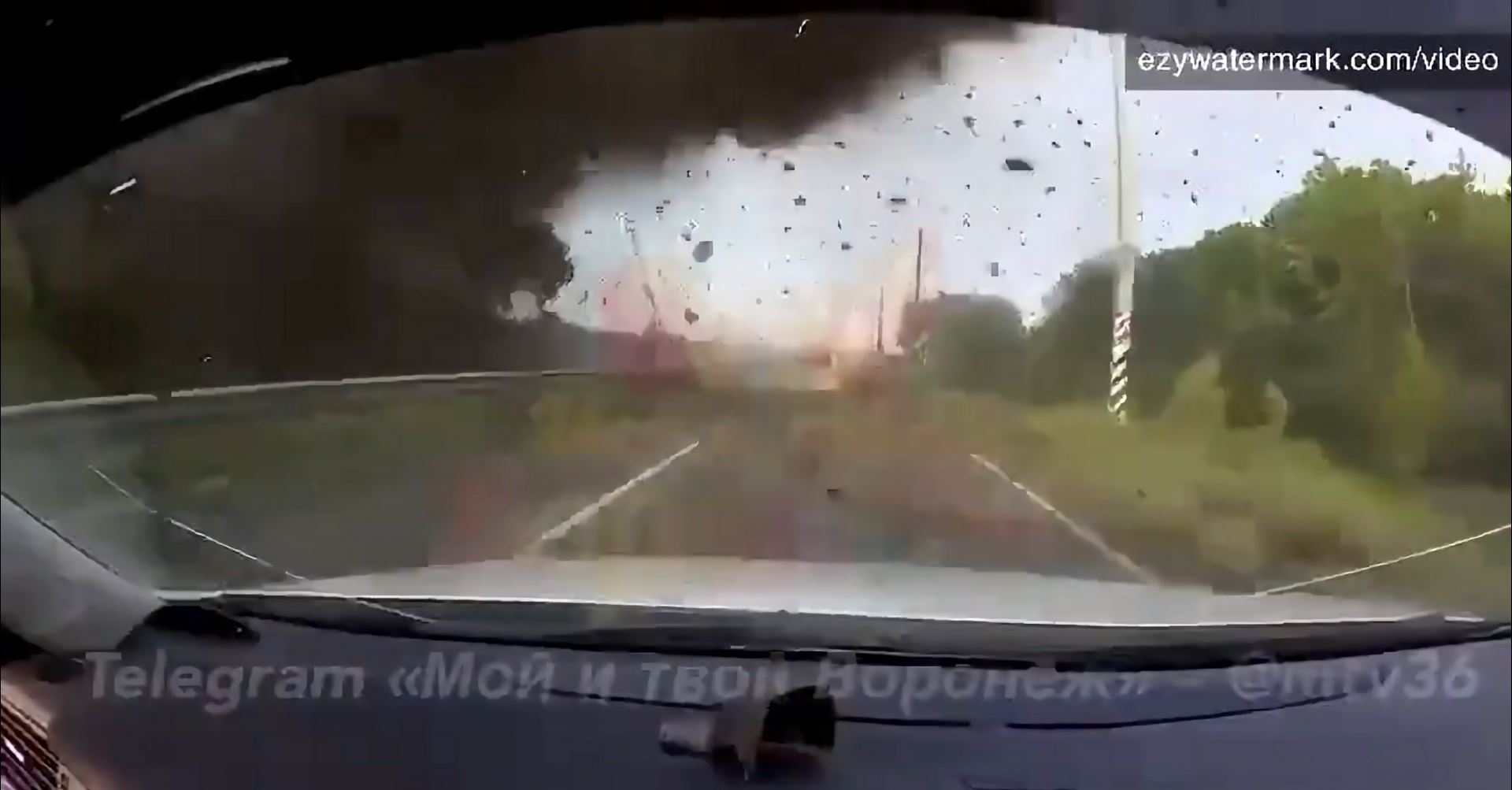 Voronež, most, razstrelitev