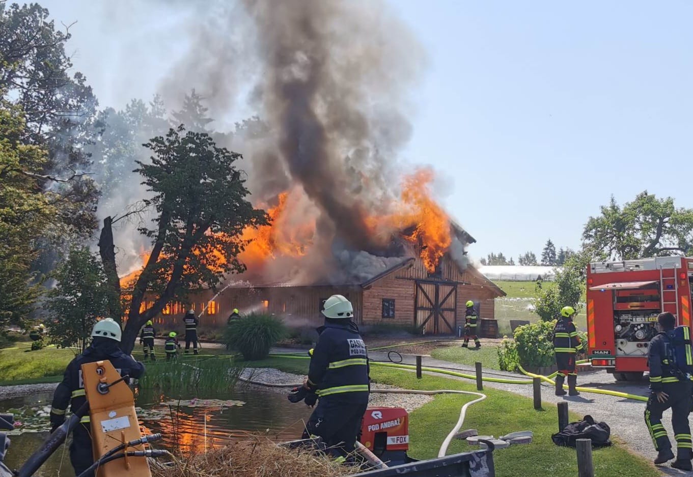 požar v polzeli