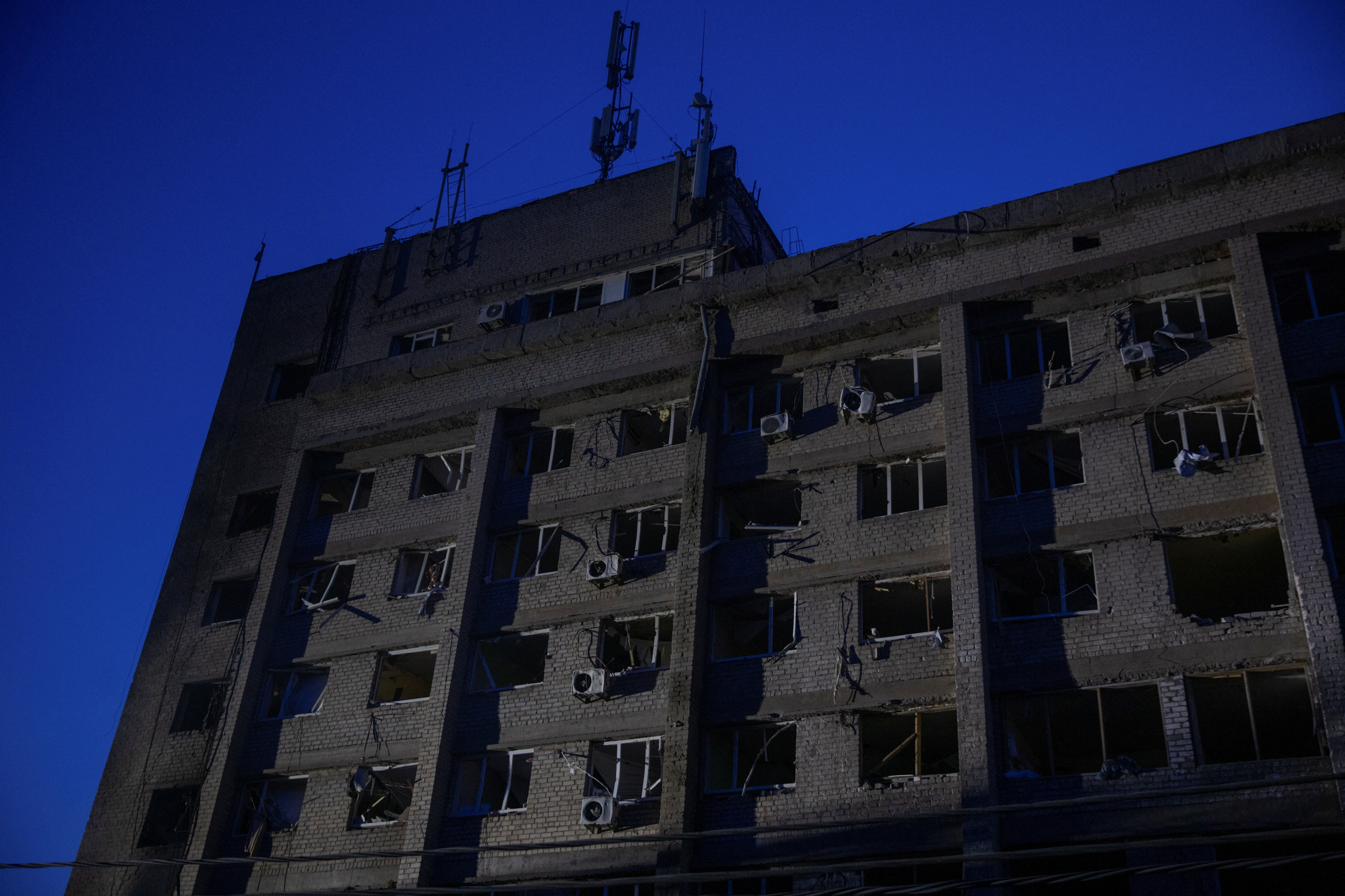 Aftermath of a Russia's missile attack in Kramatorsk