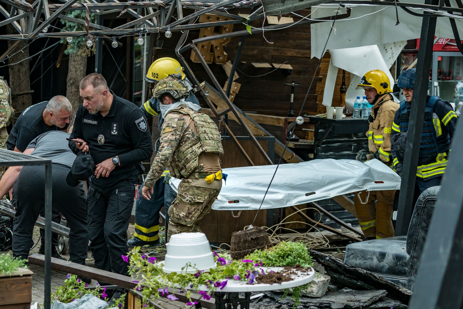 Ukrajina, Kramatorsk, napad