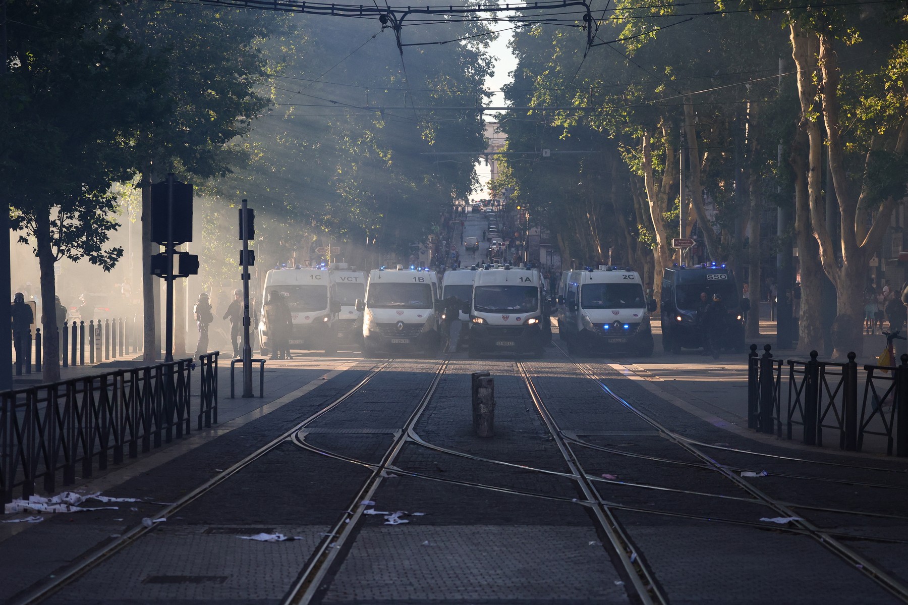 izgredi, marseille, policija
