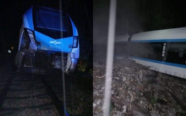 Iztirjen vlak v Zagorju ob Savi