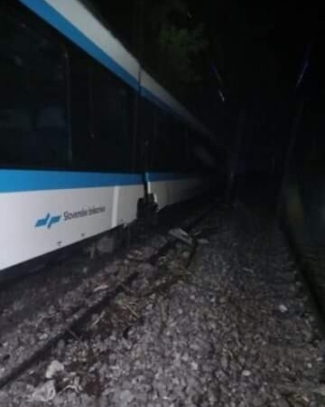 Iztirjen vlak v Zagorju ob Savi