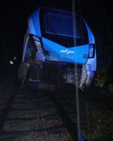 Iztirjen vlak v Zagorju ob Savi