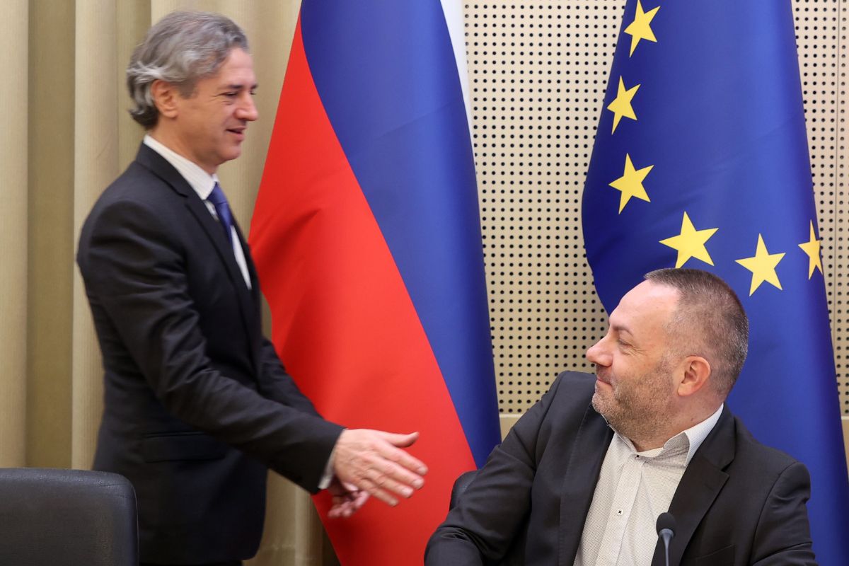 Robert Golob in Danijel Bešič Loredan