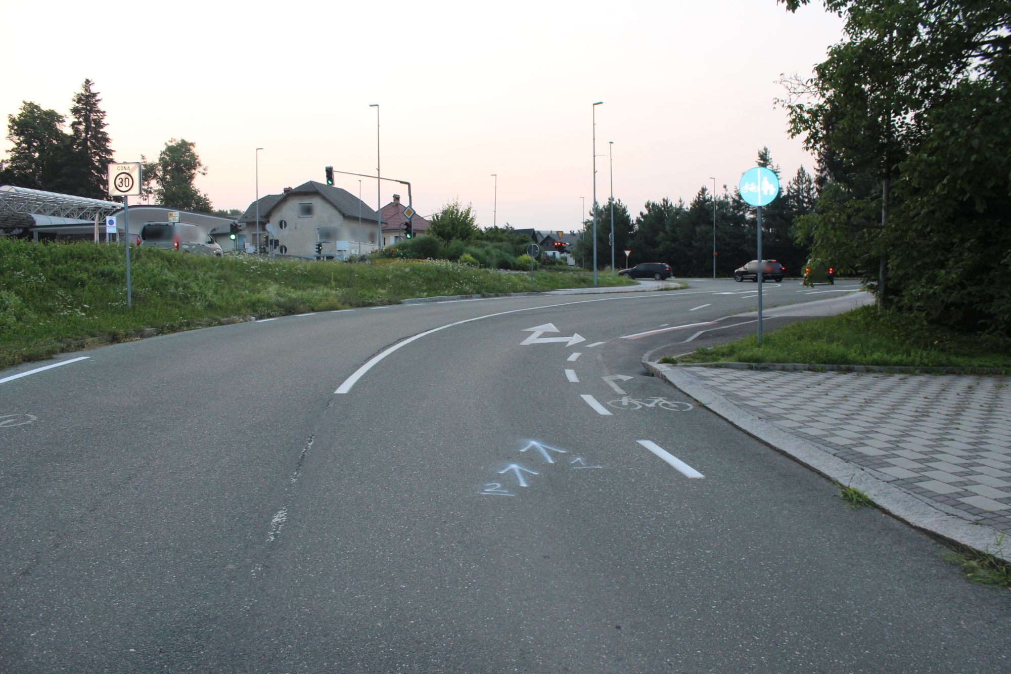 nesreča, kolesarka, Škofja Loka