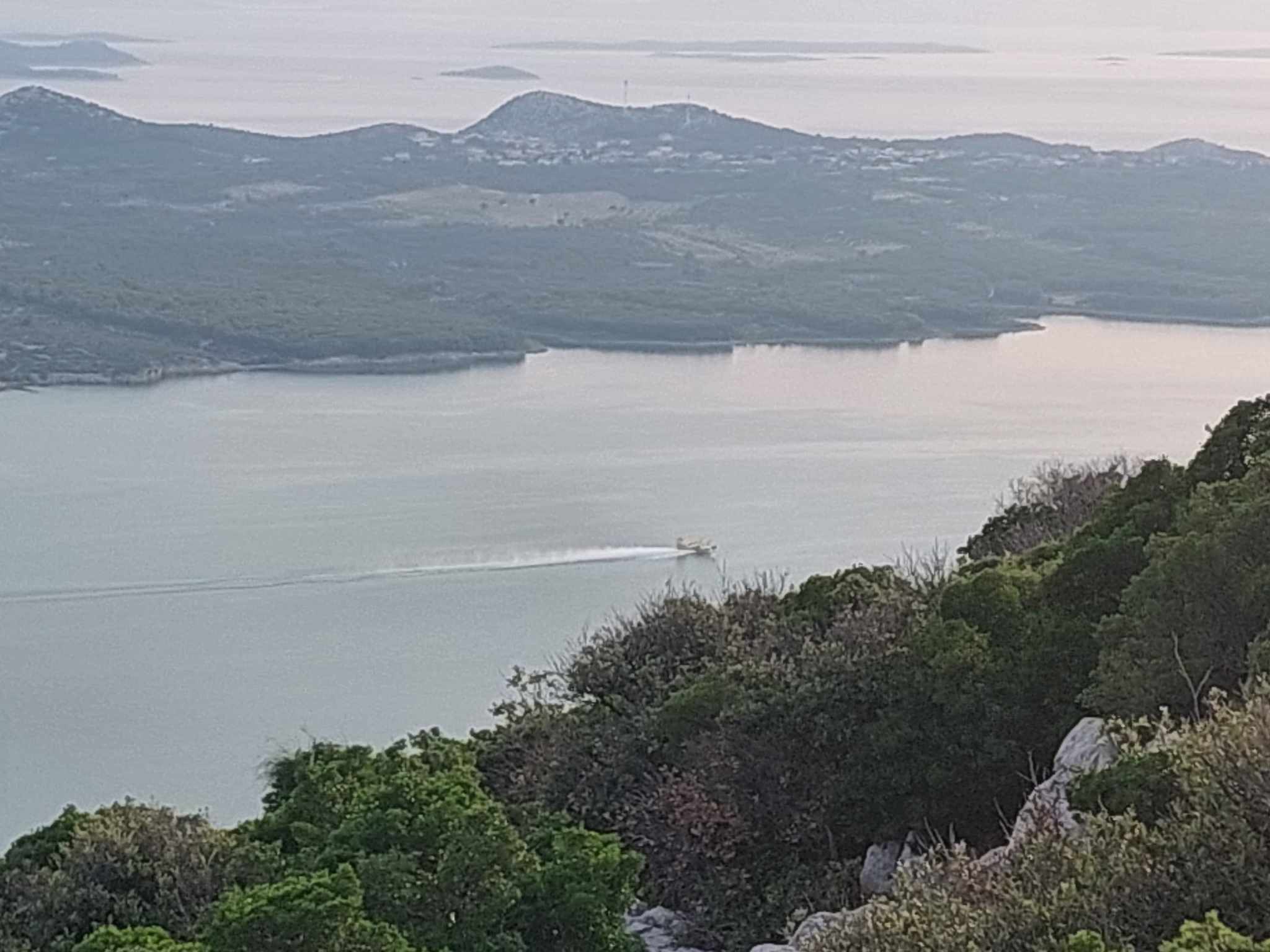 kanader, požar, Šibenik