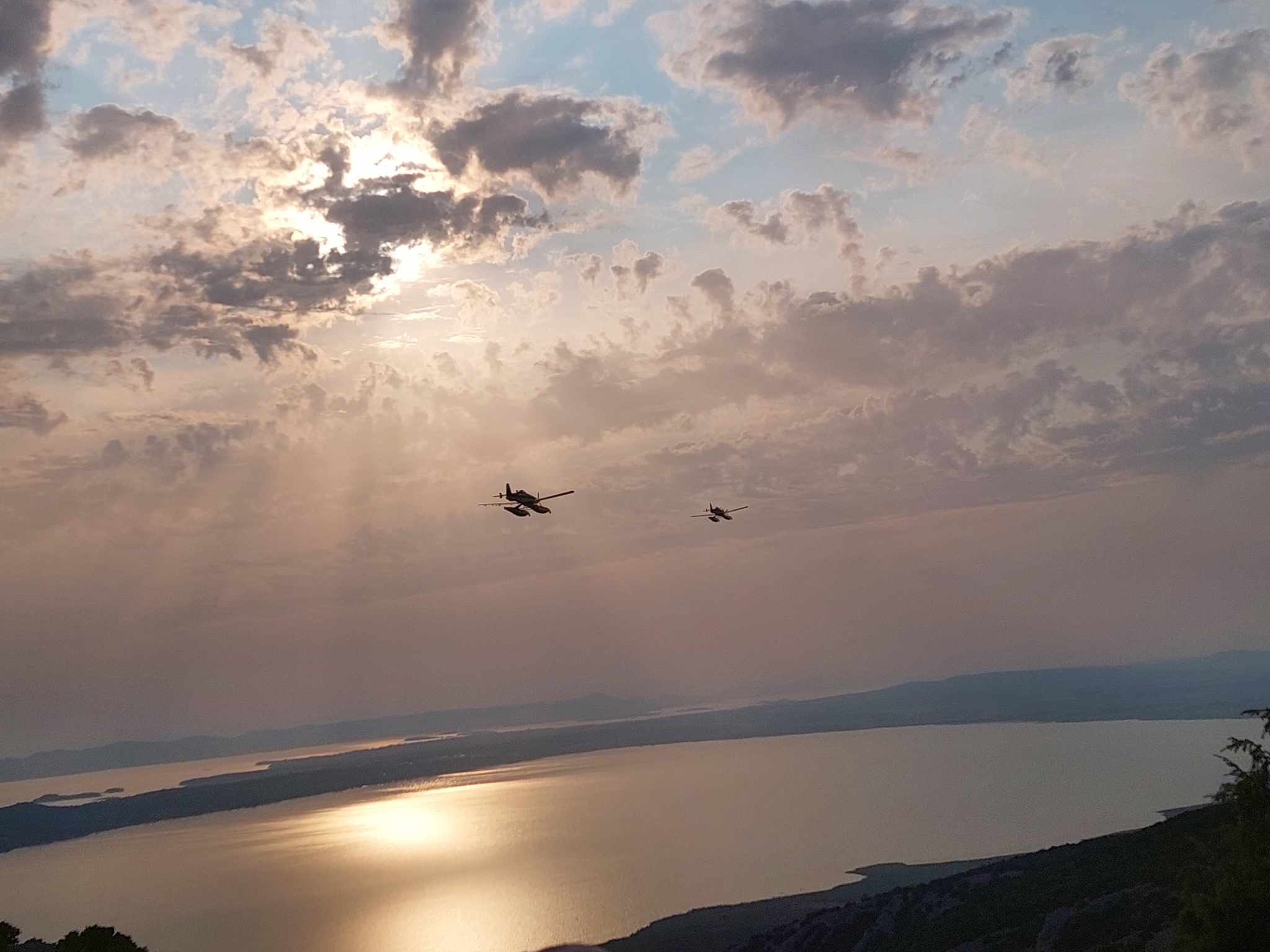 kanader, požar, Šibenik