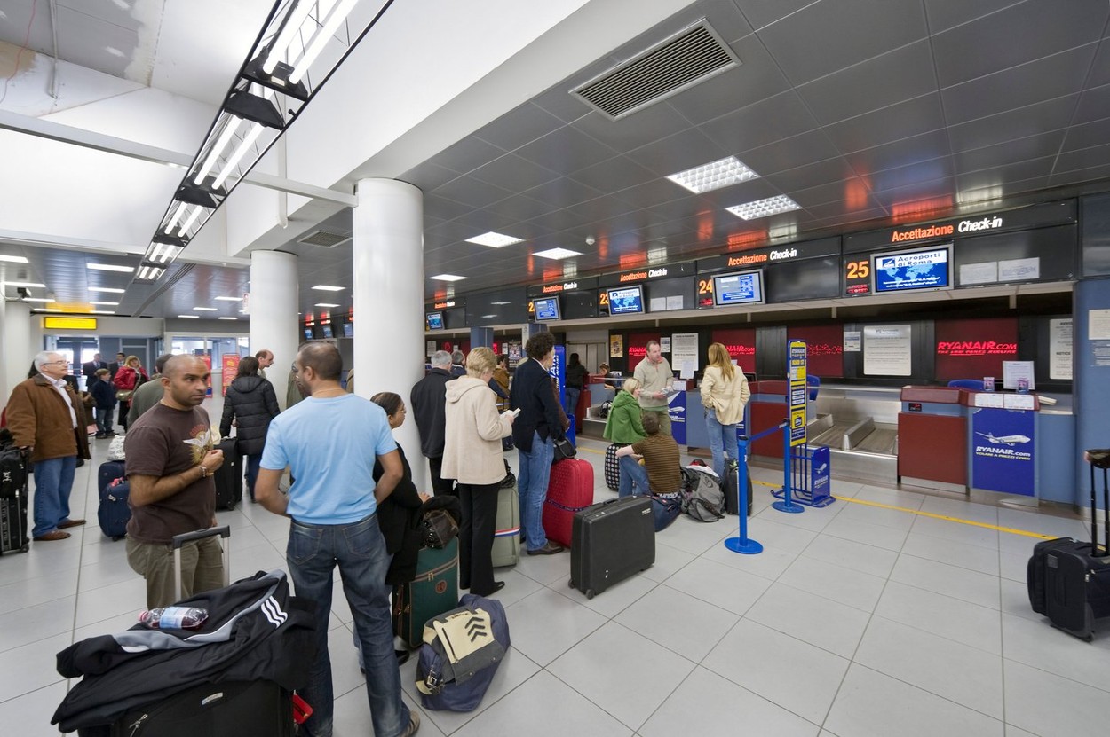 RyanAir, letališče, Italija