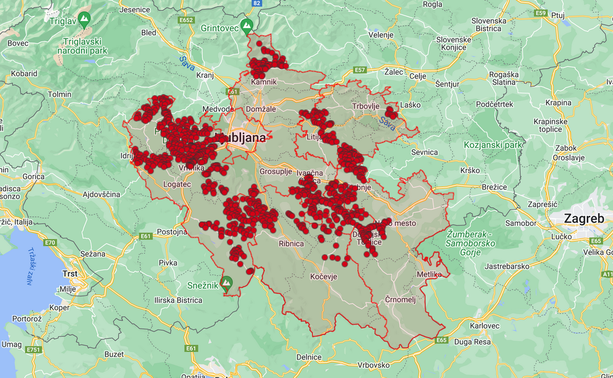elektrika,neurje,posledice,odklop