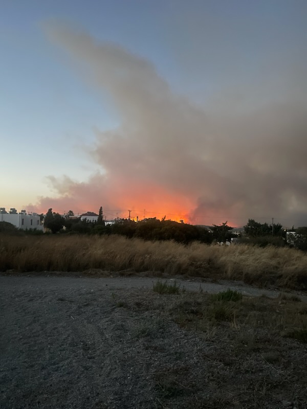 jernej kuntner, požar rodos