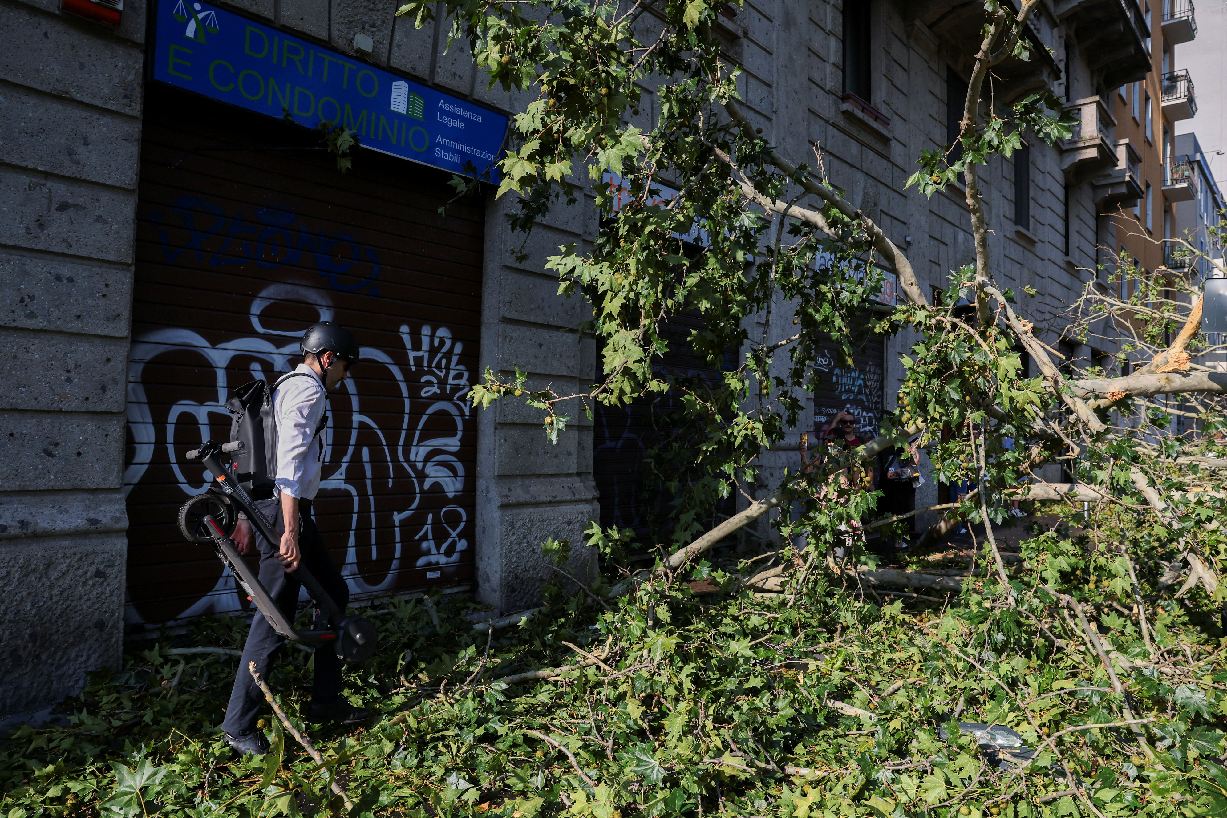 Italija, neurje, vetrolom