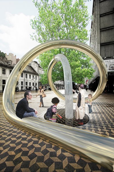 Vodna skulptura v Ljubljani