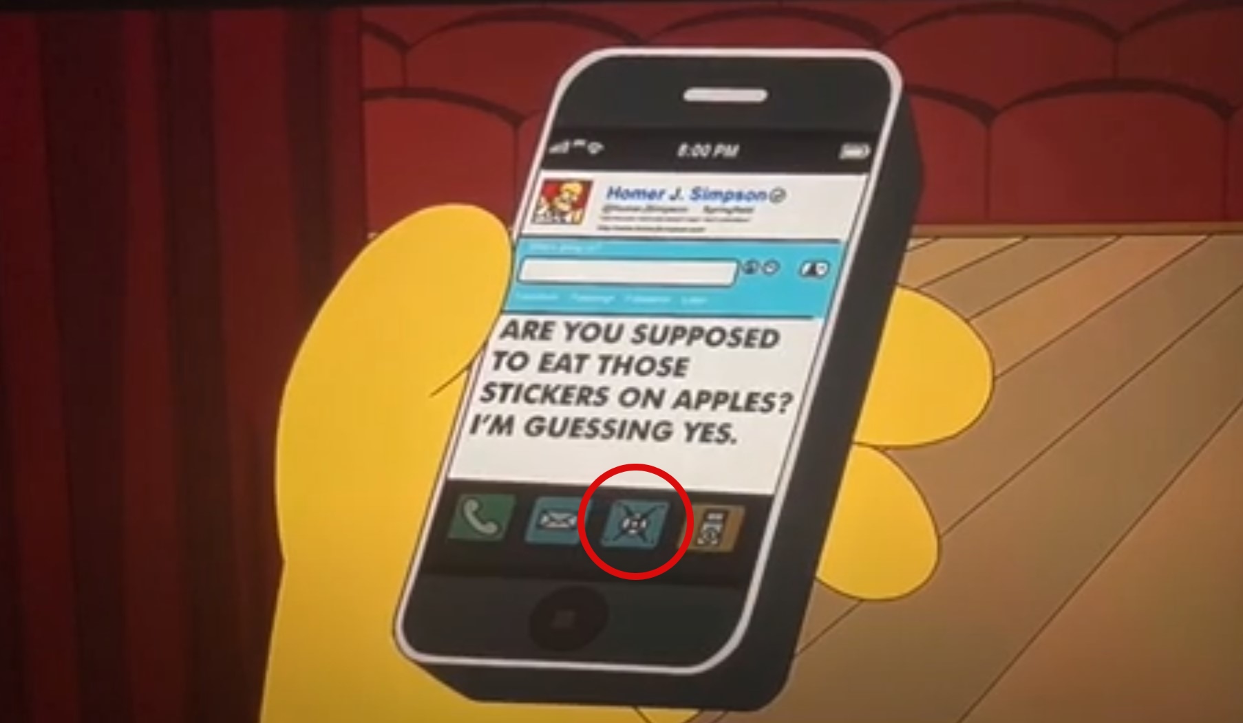 Simpsonovi, Twitter, logotip