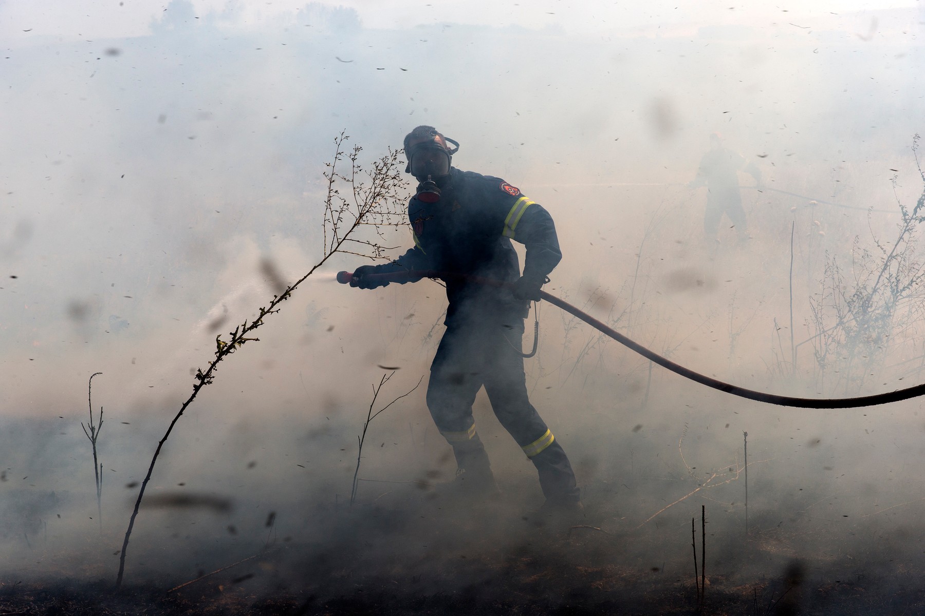 Grčija, požar, Volos