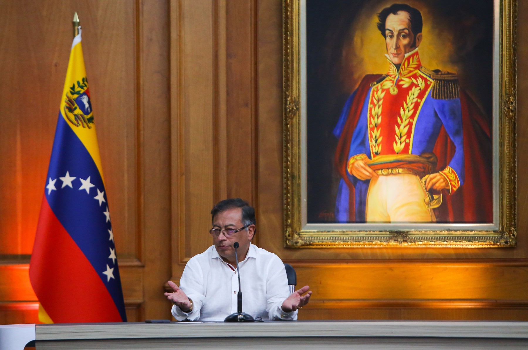 Kolumbijski predsednik Gustavo Petro