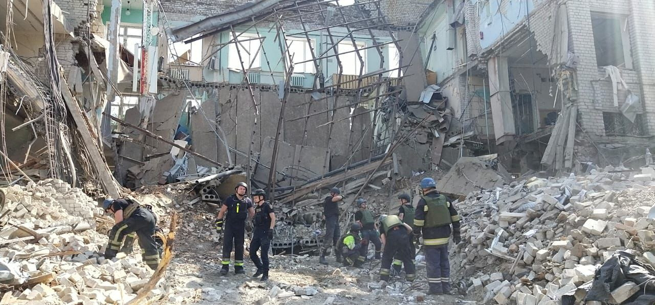 Press service of the State Emergency Service of Ukraine/REUTERS