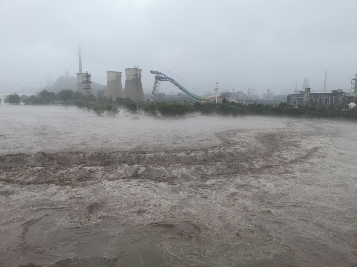 China: Rainstorm Hit Beijing