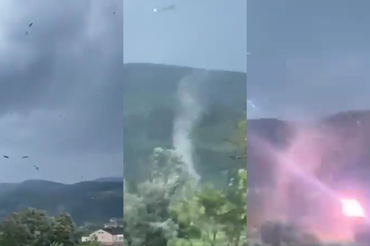 tornado v Ilirski Bistrici