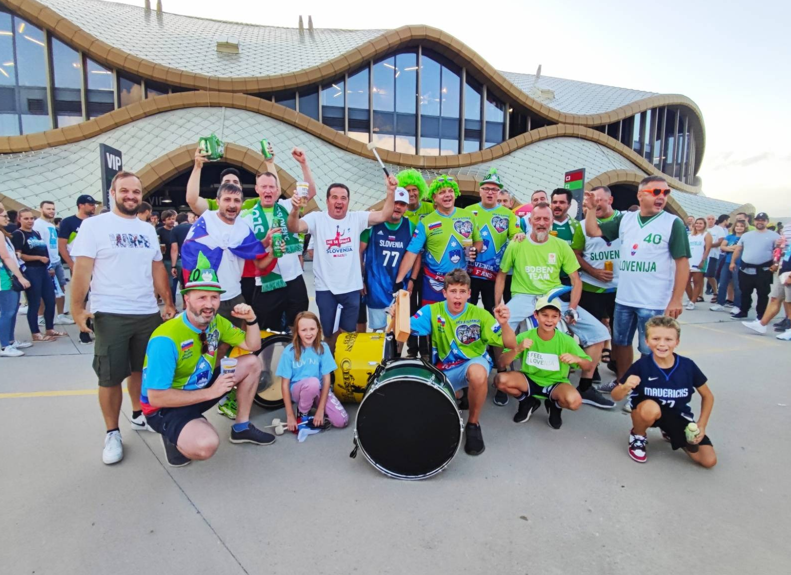 Vzdušje pred tekmo v Stožicah. (Foto: N1)