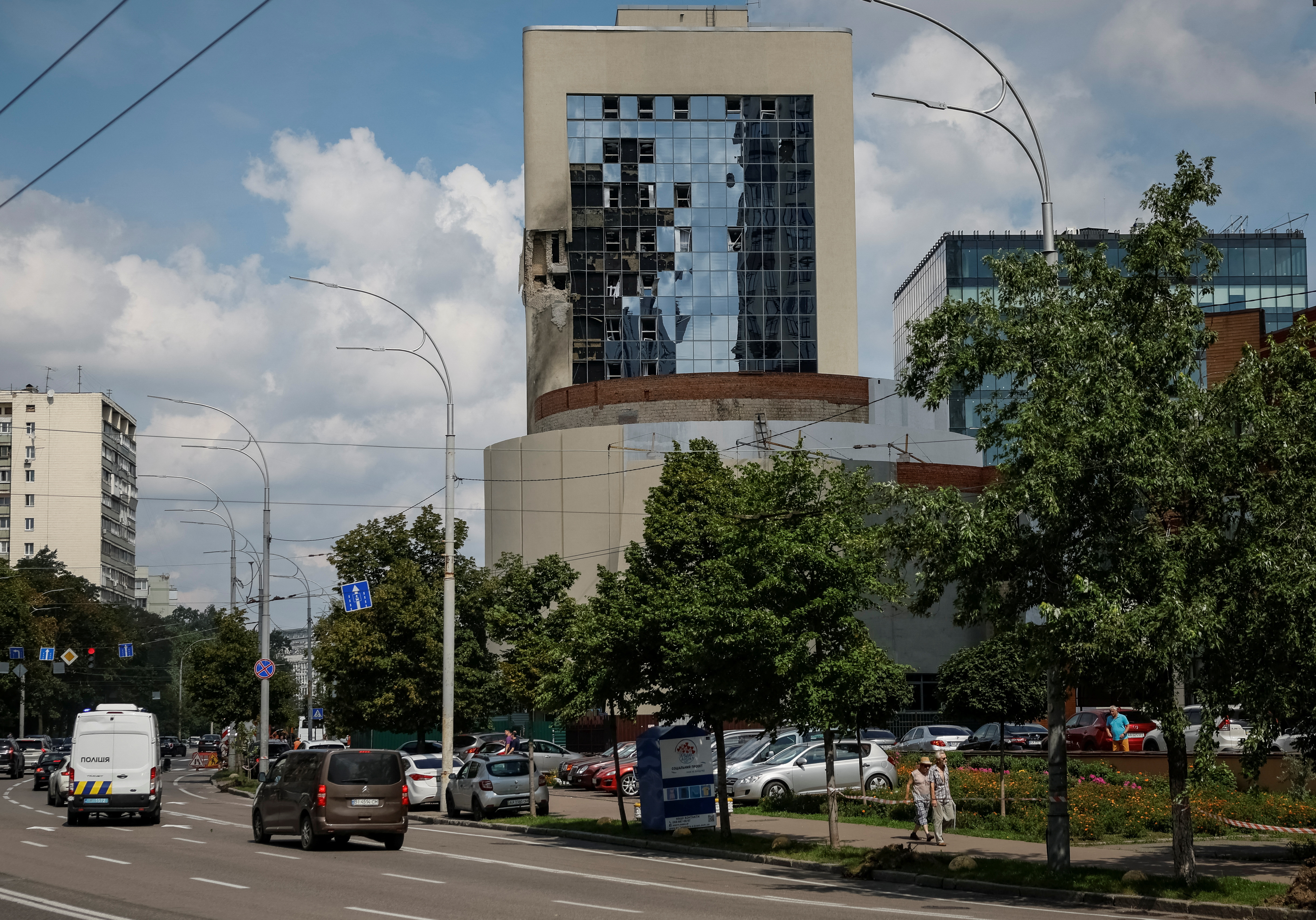 Ruski napad z droni na Kijev