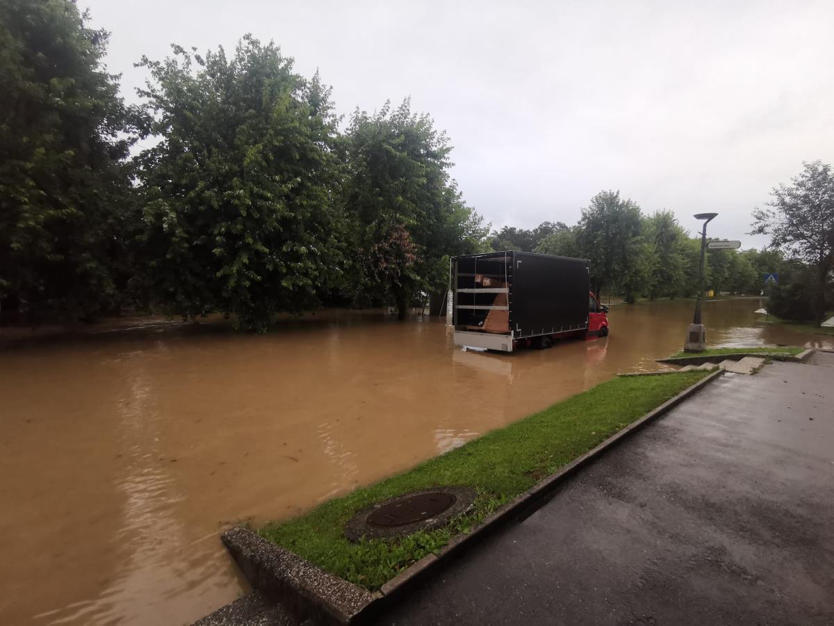 V občini Komenda so razglasili izredne razmere. (Foto: Občina Komenda)