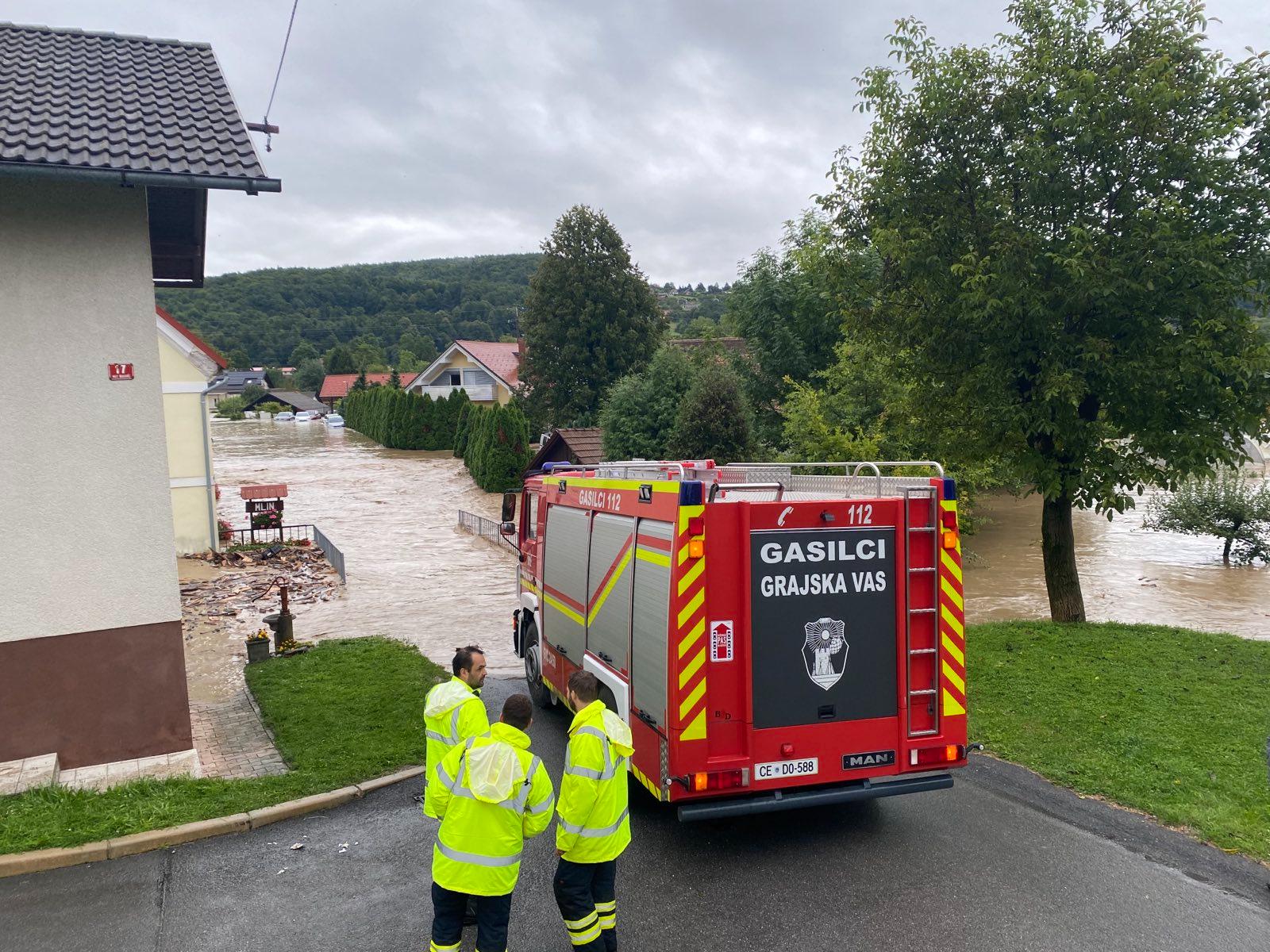 Male Braslovče,poplave,mozirje,gasilci,intervencija,reka,savinja