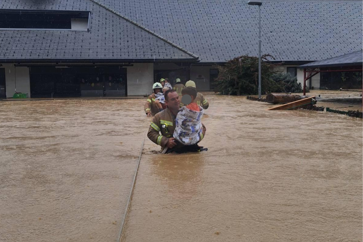 reševanje, otrok, vrtec, pgd mengeš