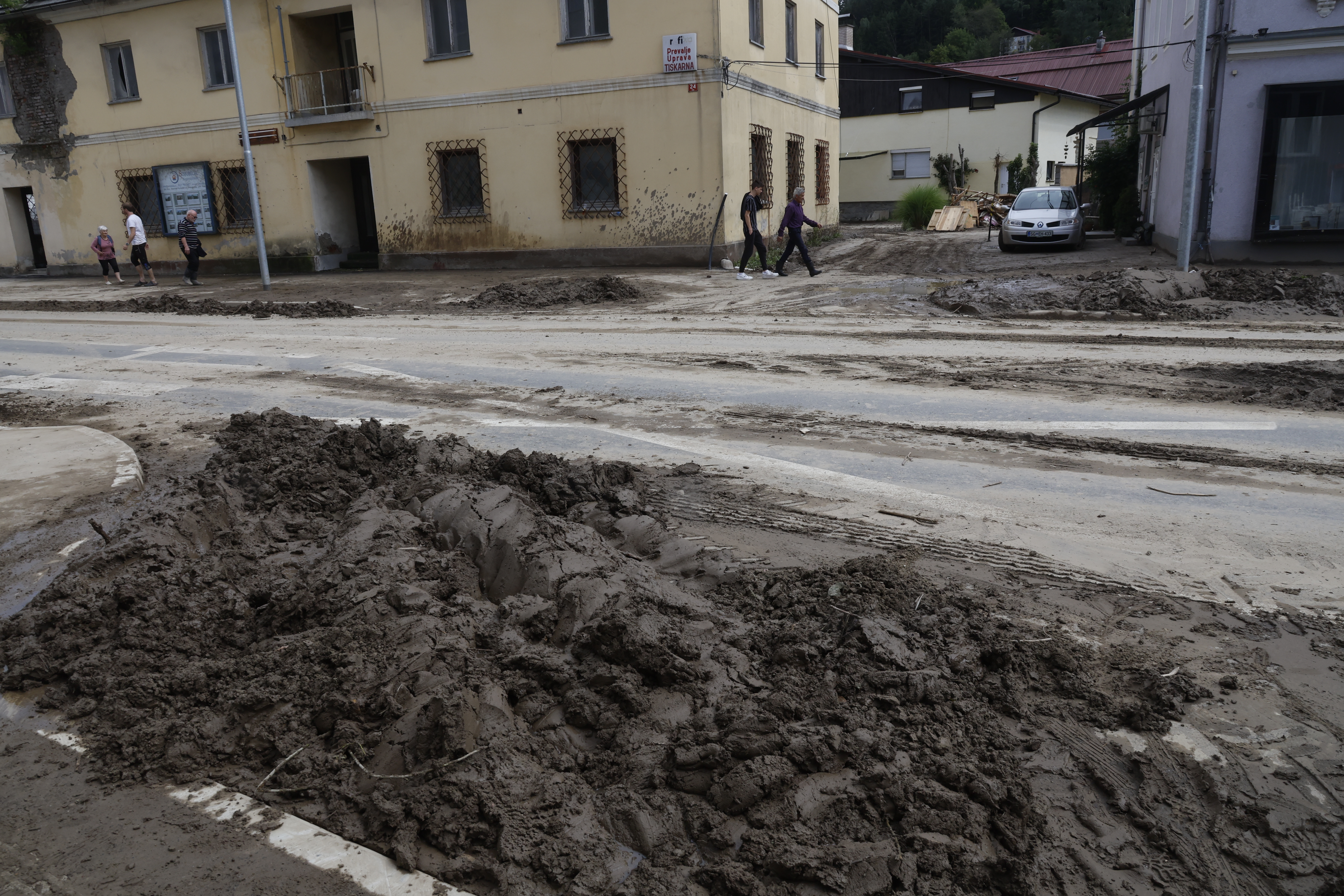 poplave, prevalje, uničenje, koroška