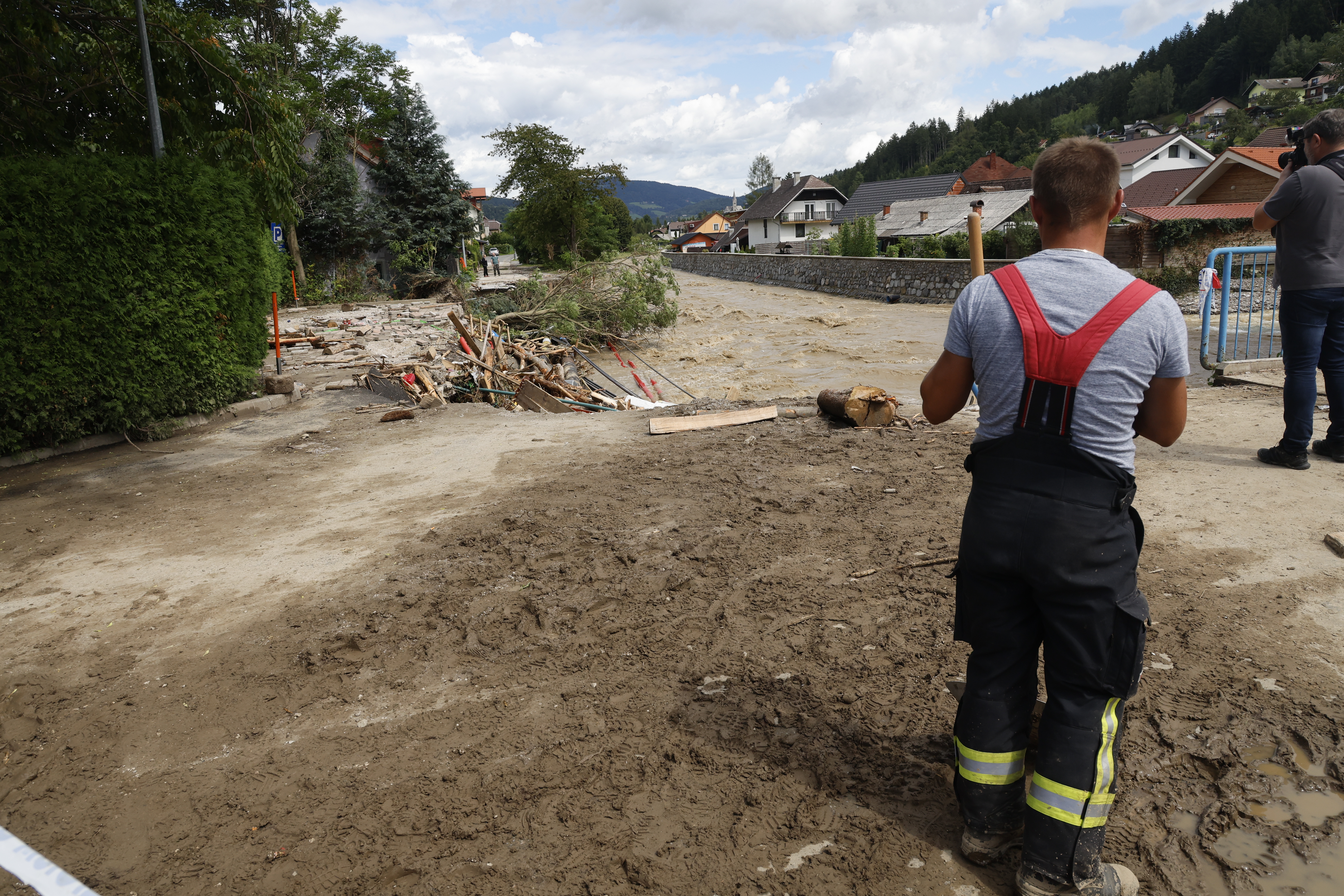 poplave, prevalje, uničenje, koroška