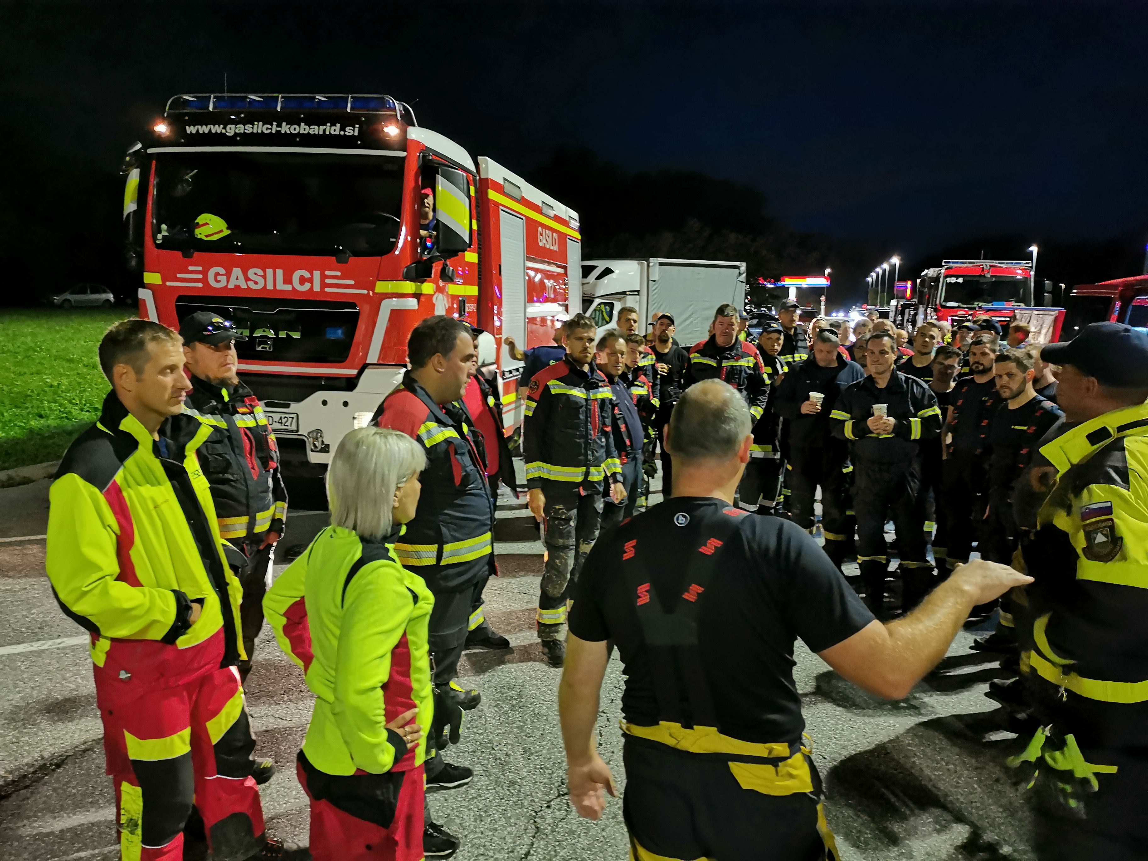 gasilci, koroška, konvoj, severna primorska