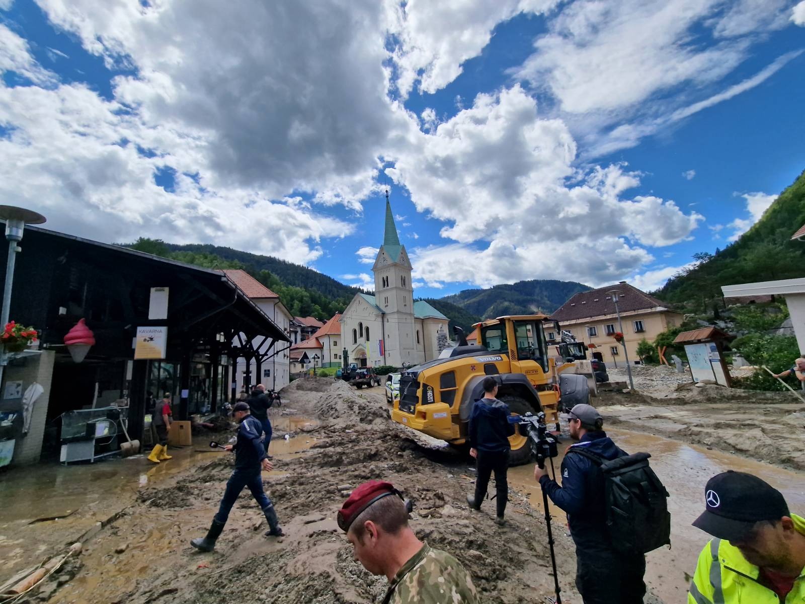 Črna na Koroškem po poplavah