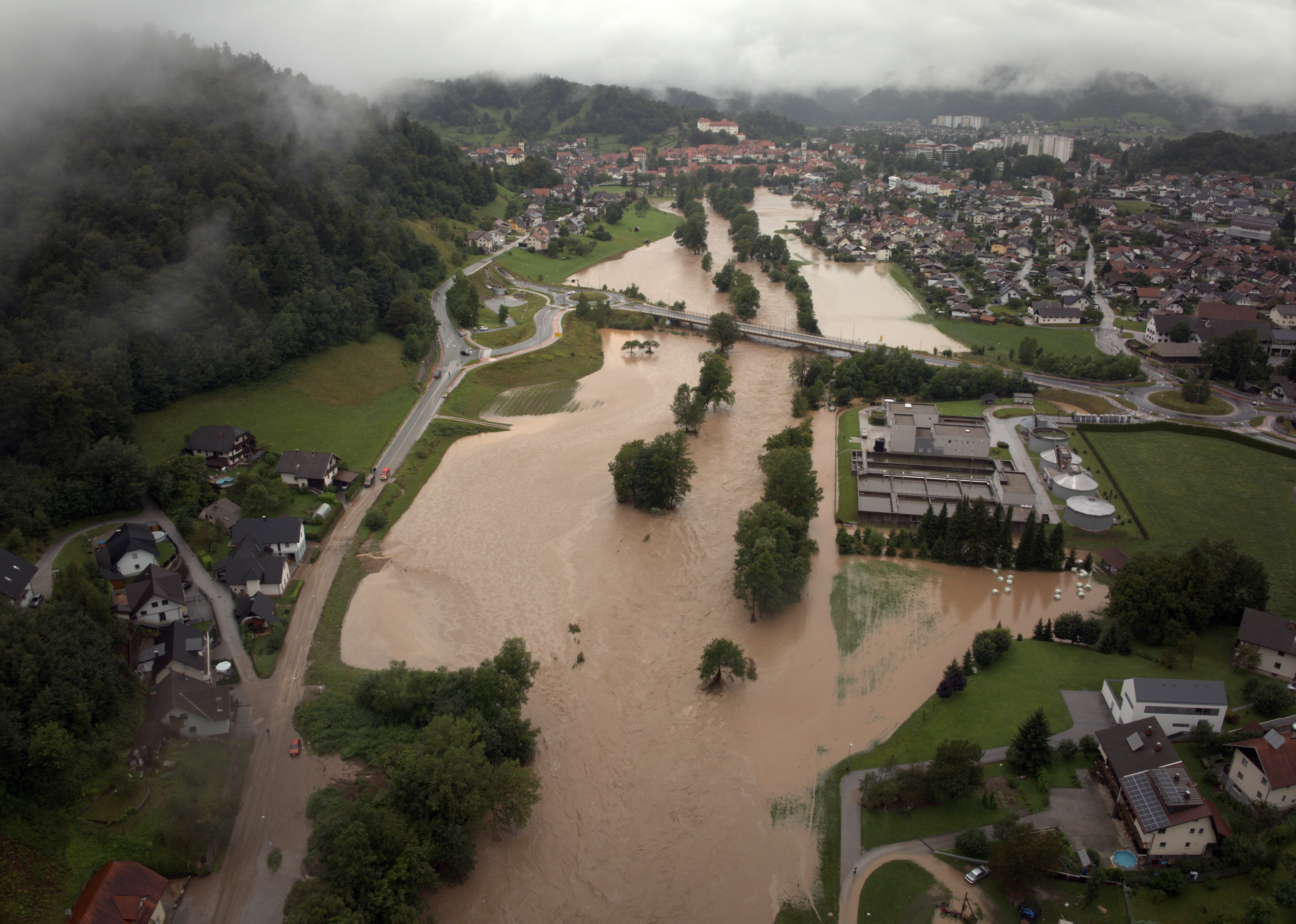 Poplave v Škofji Loki (Foto: LegitFilms/Mitja Legat)