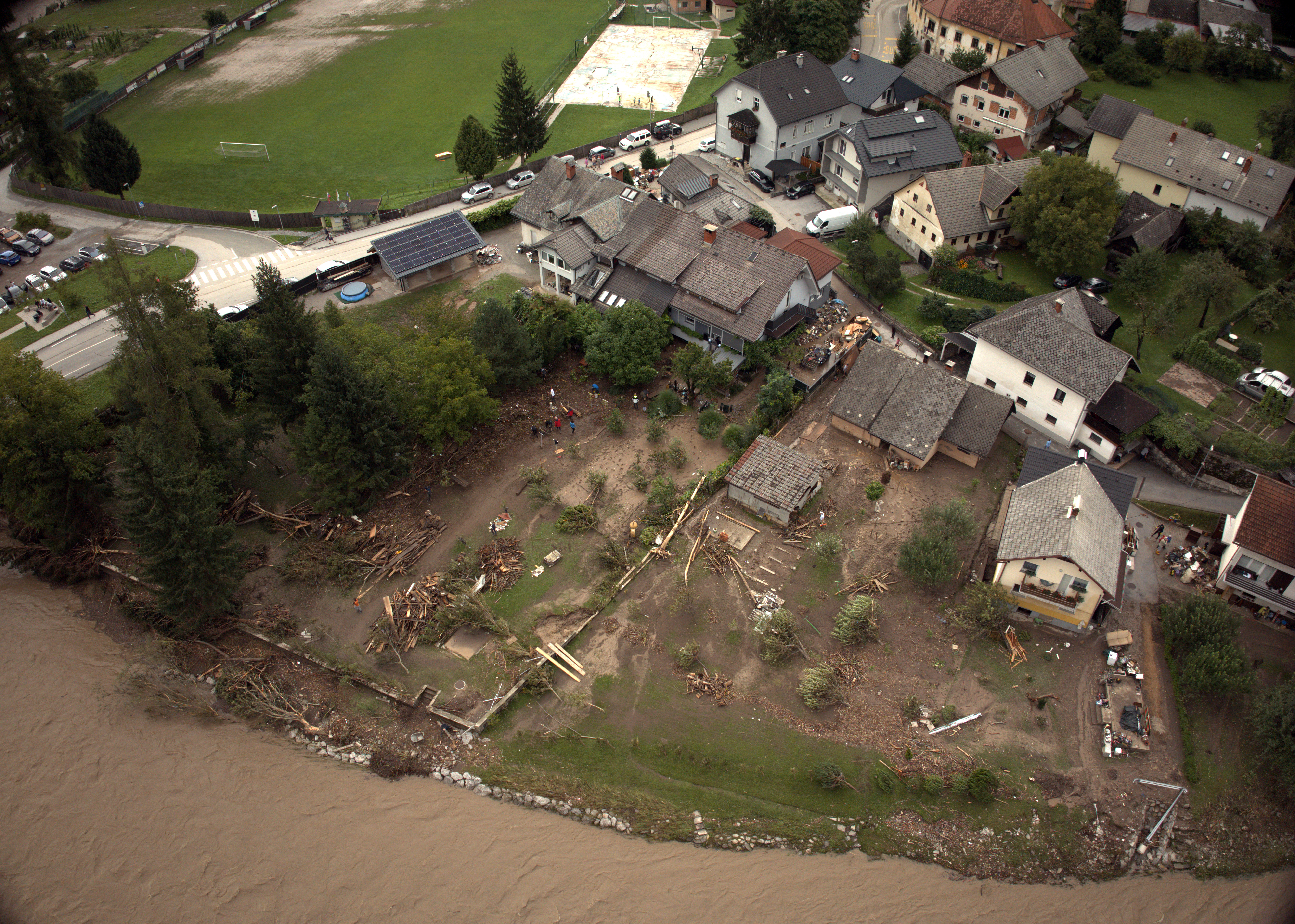 Poplave v Škofji Loki (LegitFilms / Mitja Legat)