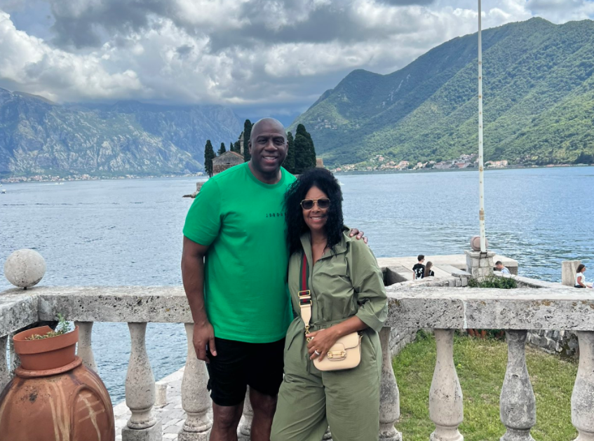 Earvin "Magic" Johnson, Cookie Johnson, Črna gora