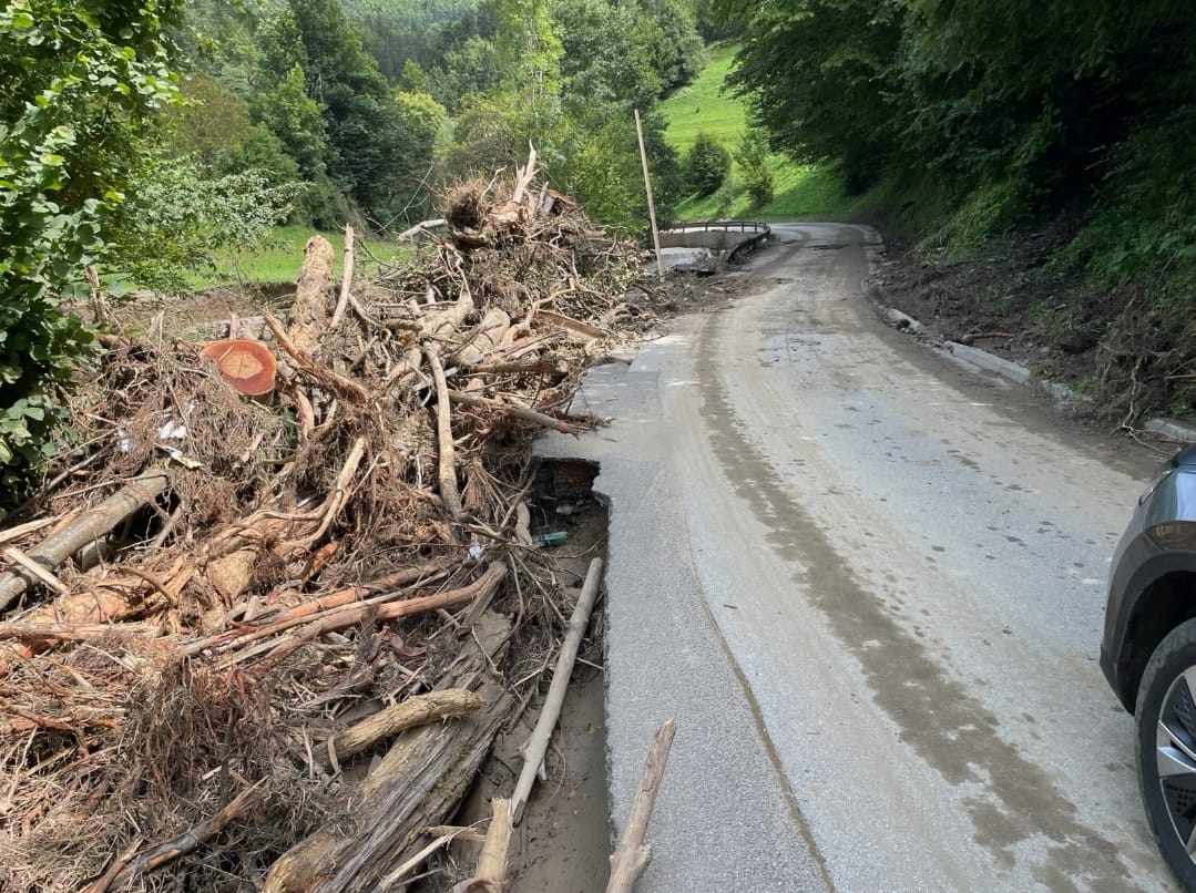Posledice katastrofalnih poplav v Velenju.