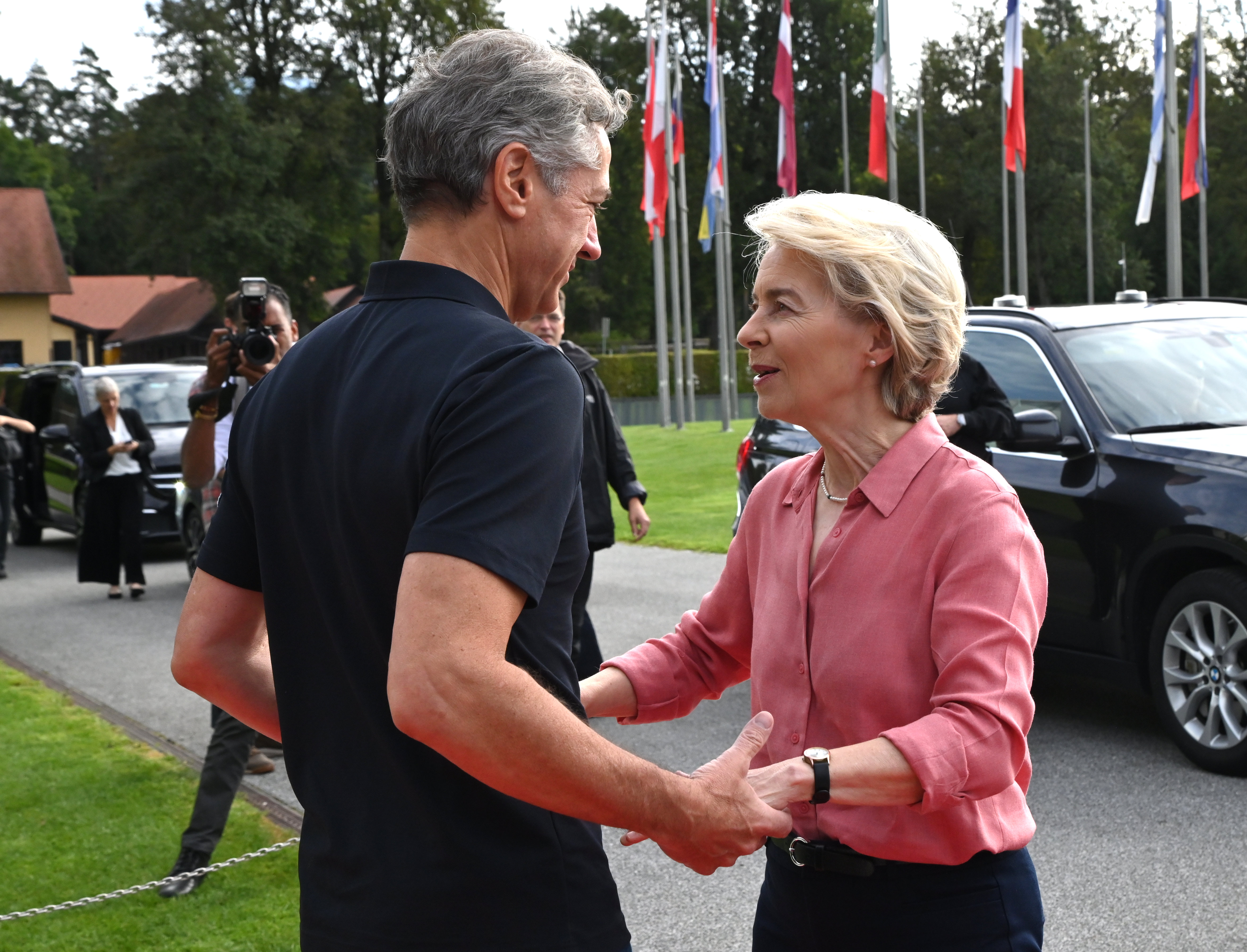 Obisk Ursule von der Leyen v Sloveniji (Foto: Žiga Živulović jr./BOBO)
