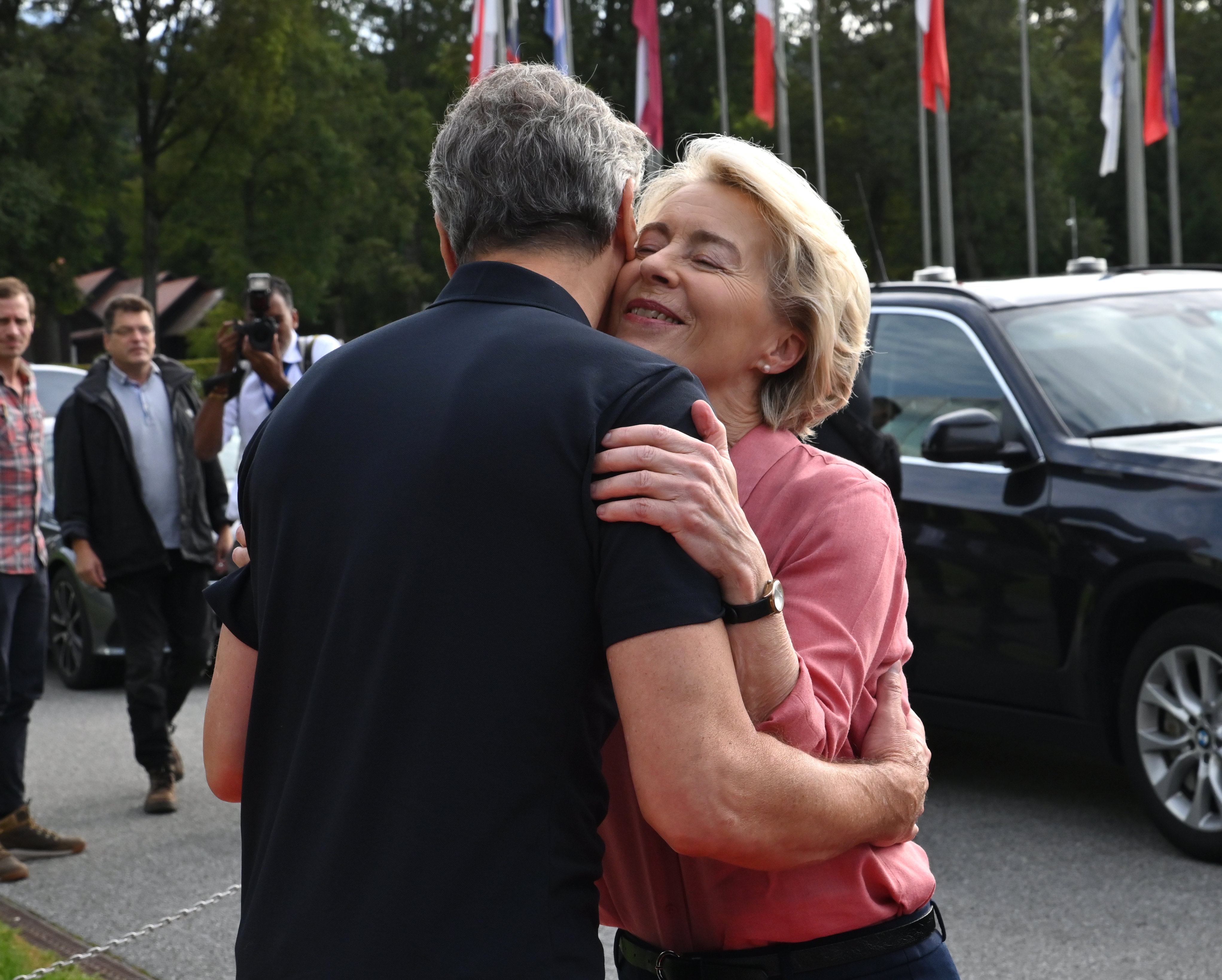 Obisk Ursule von der Leyen v Sloveniji (Foto: Žiga Živulović jr./BOBO)