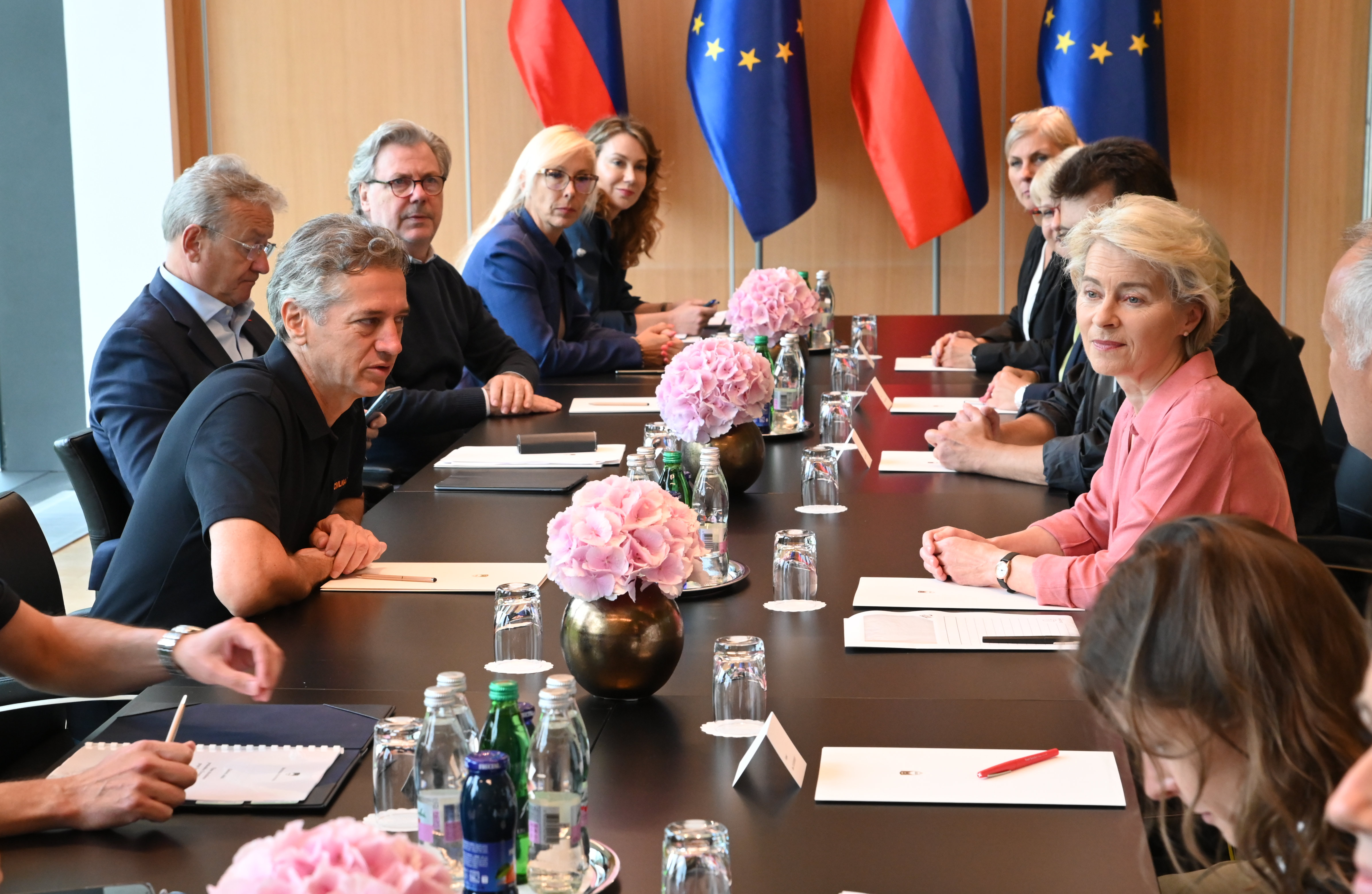 Obisk Ursule von der Leyen v Sloveniji (Foto: Žiga Živulović jr./BOBO)