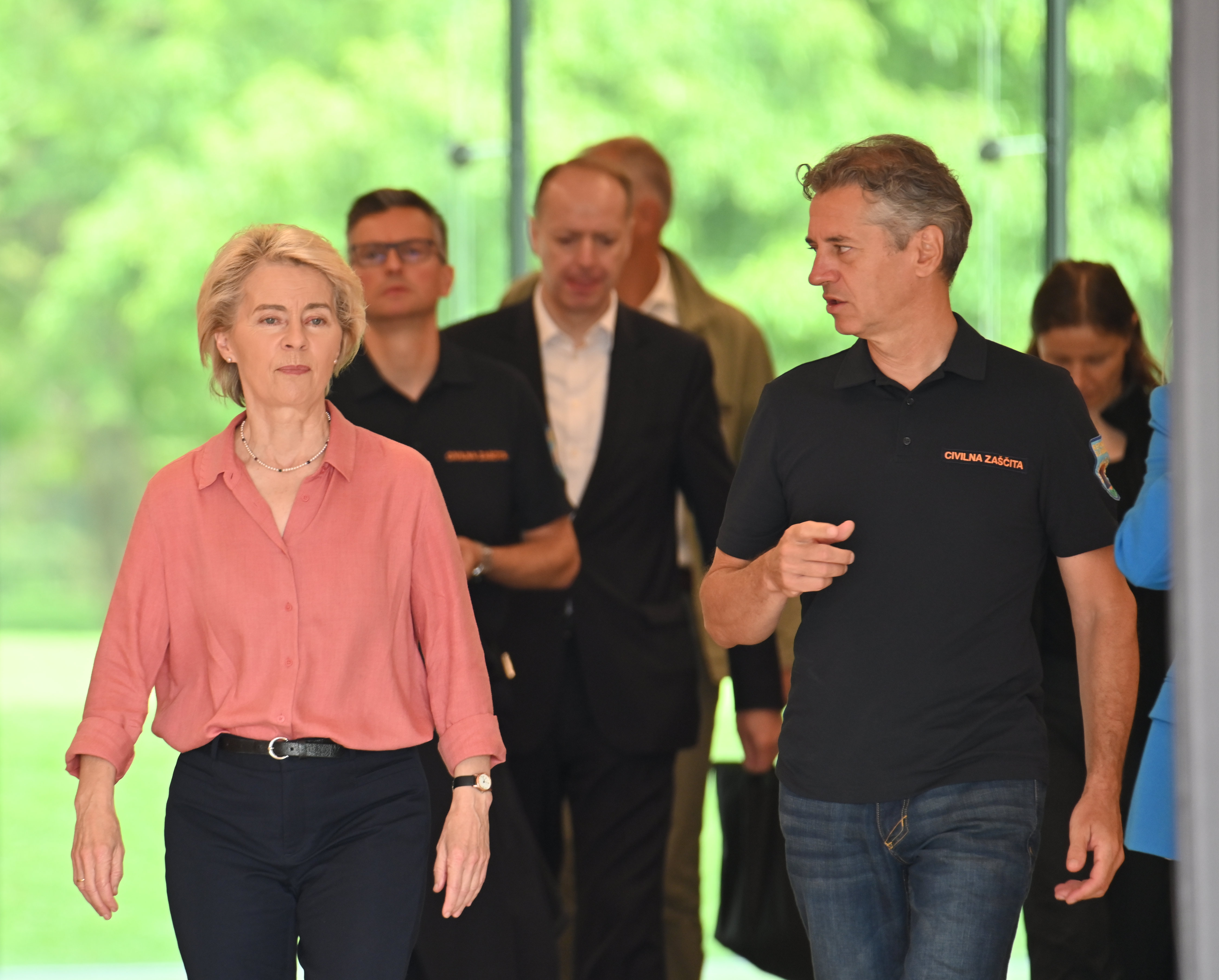 Obisk Ursule von der Leyen (Foto: Žiga Živulović jr./BOBO)