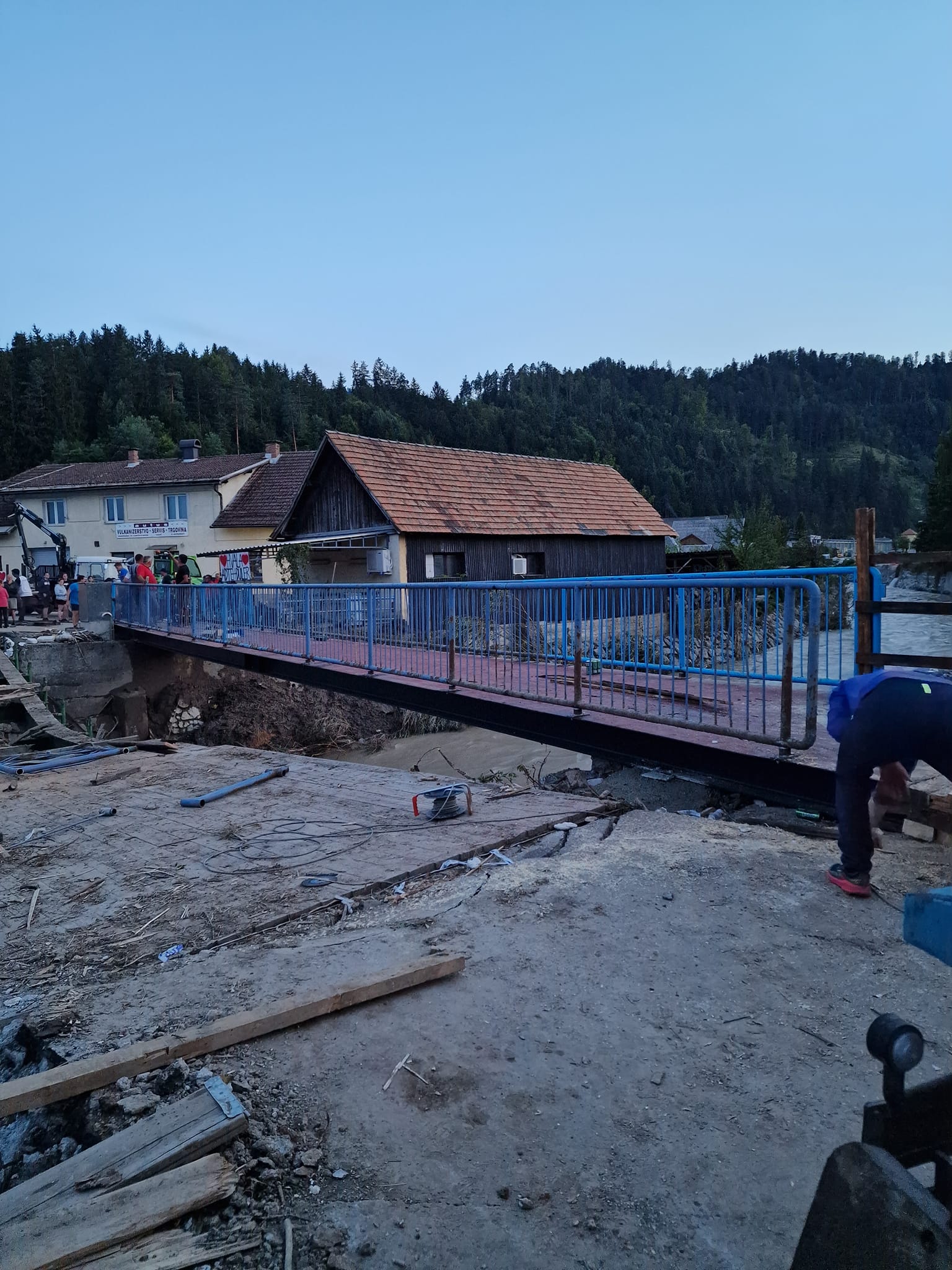 most čez mežo, prevalje, duler